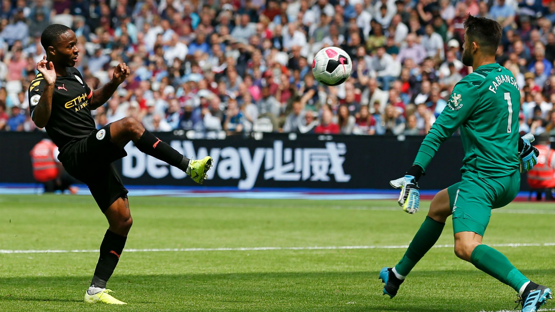 Raheem Sterling Manchester City West Ham United 10082019