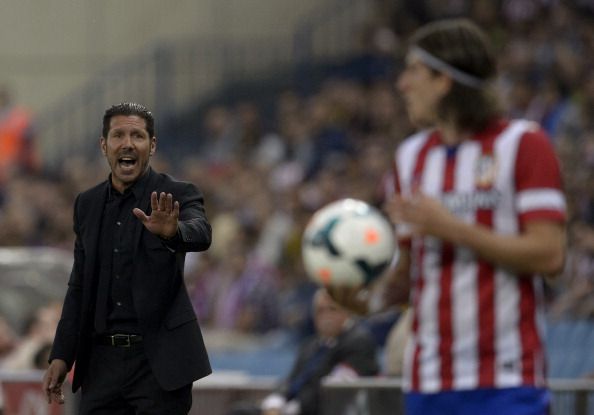 FILIPE LUIS DIEGO SIMEONE ELCHE ATLETICO MADRID 04182014