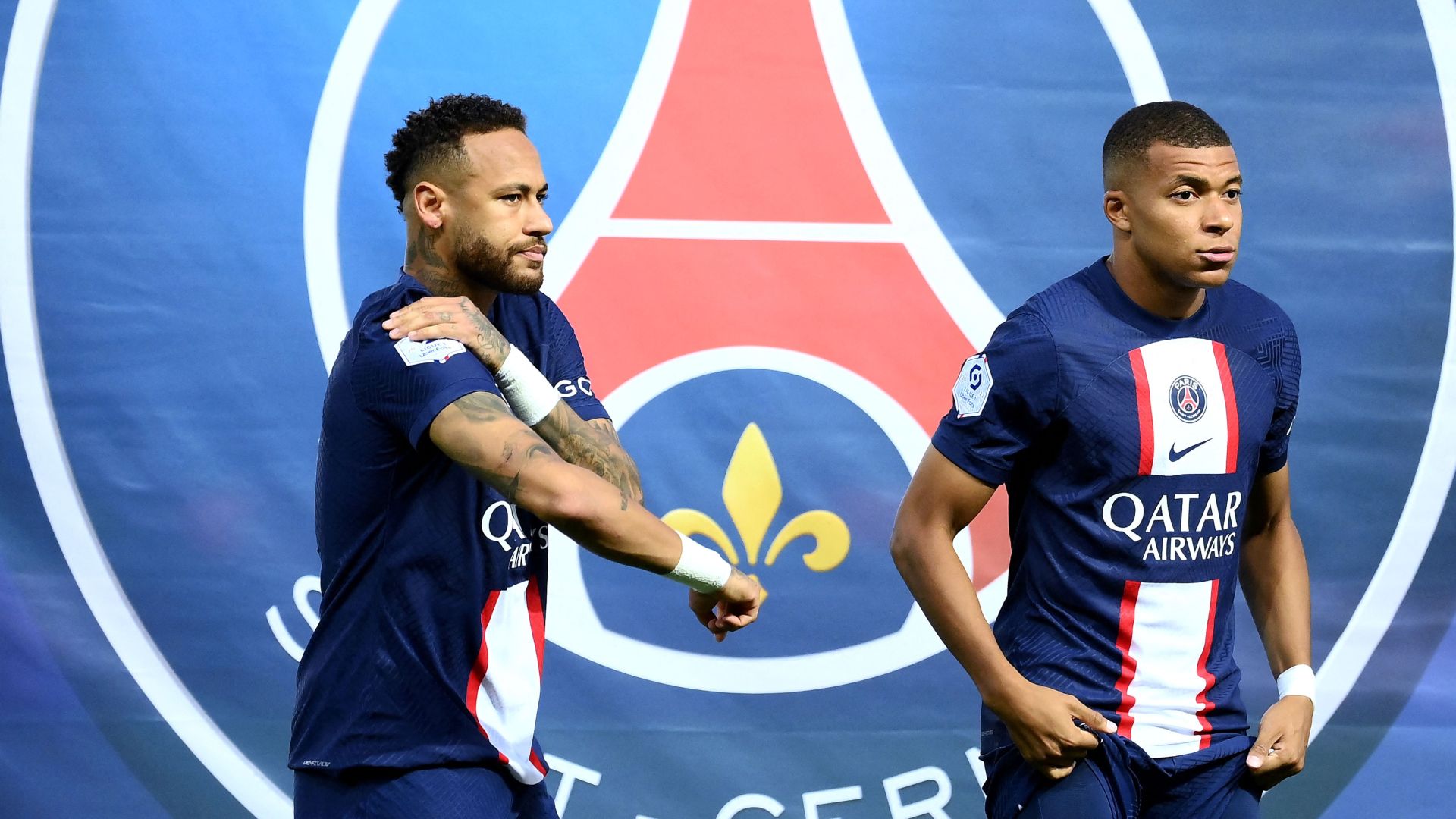 Neymar Kylian Mbappe PSG