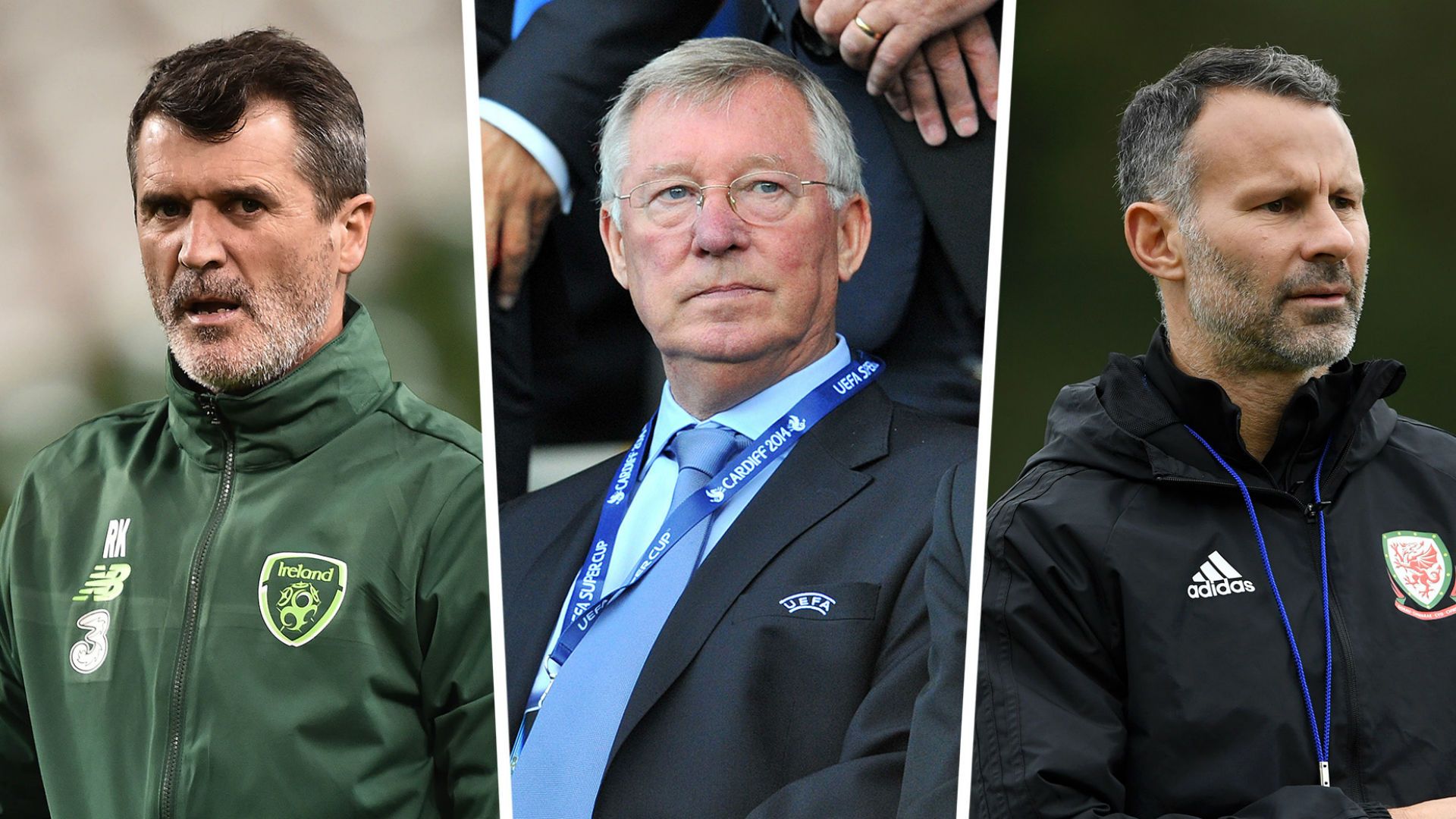 Alex Ferguson, Roy Keane, Ryan Giggs