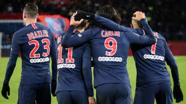 Julian Draxler Angel Di Maria Edinson Cavani Kylian Mbappe PSG