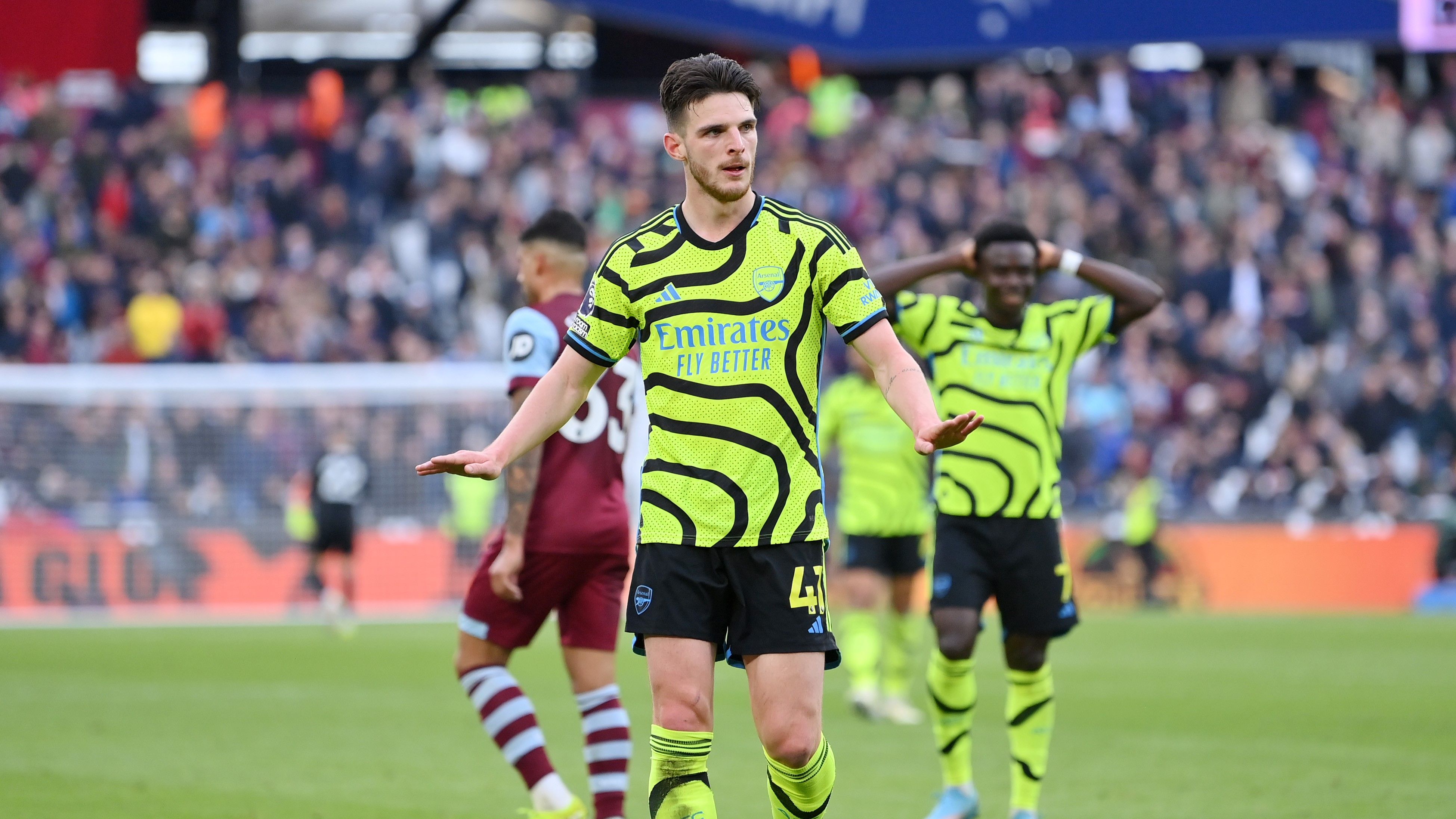 Declan Rice Arsenal West Ham Premier League