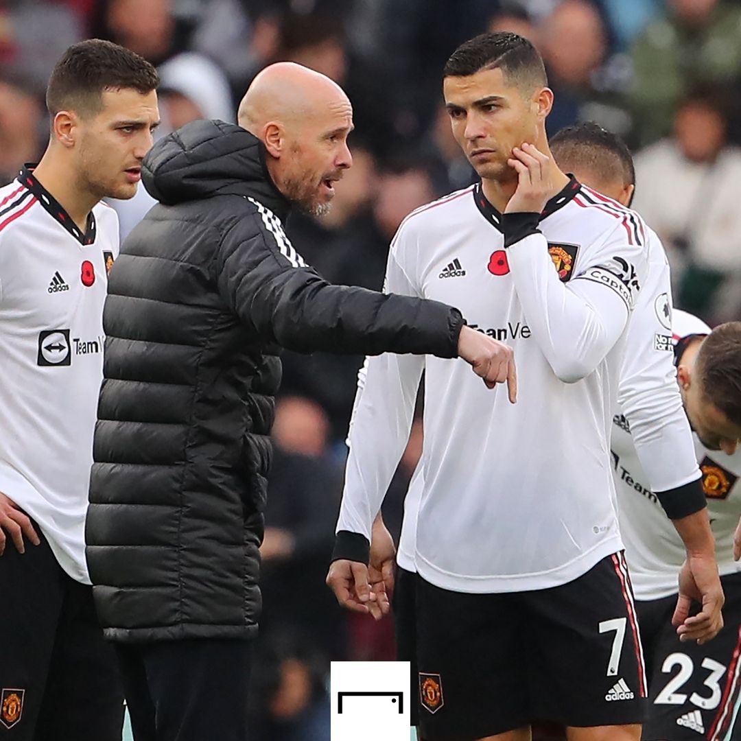 Cristiano Ronaldo Erik ten Hag Manchester United 2022-23 GFX