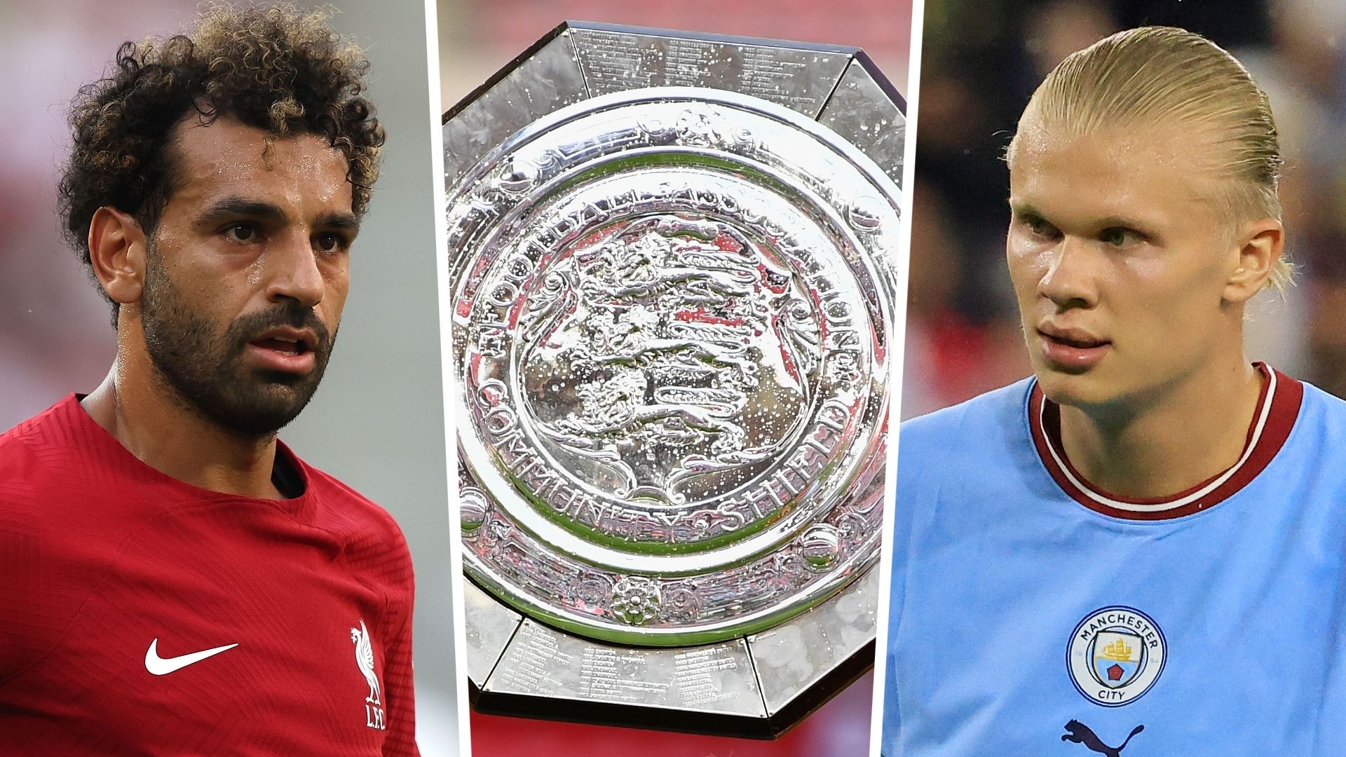 Mohamed Salah Erling Haaland Community Shield