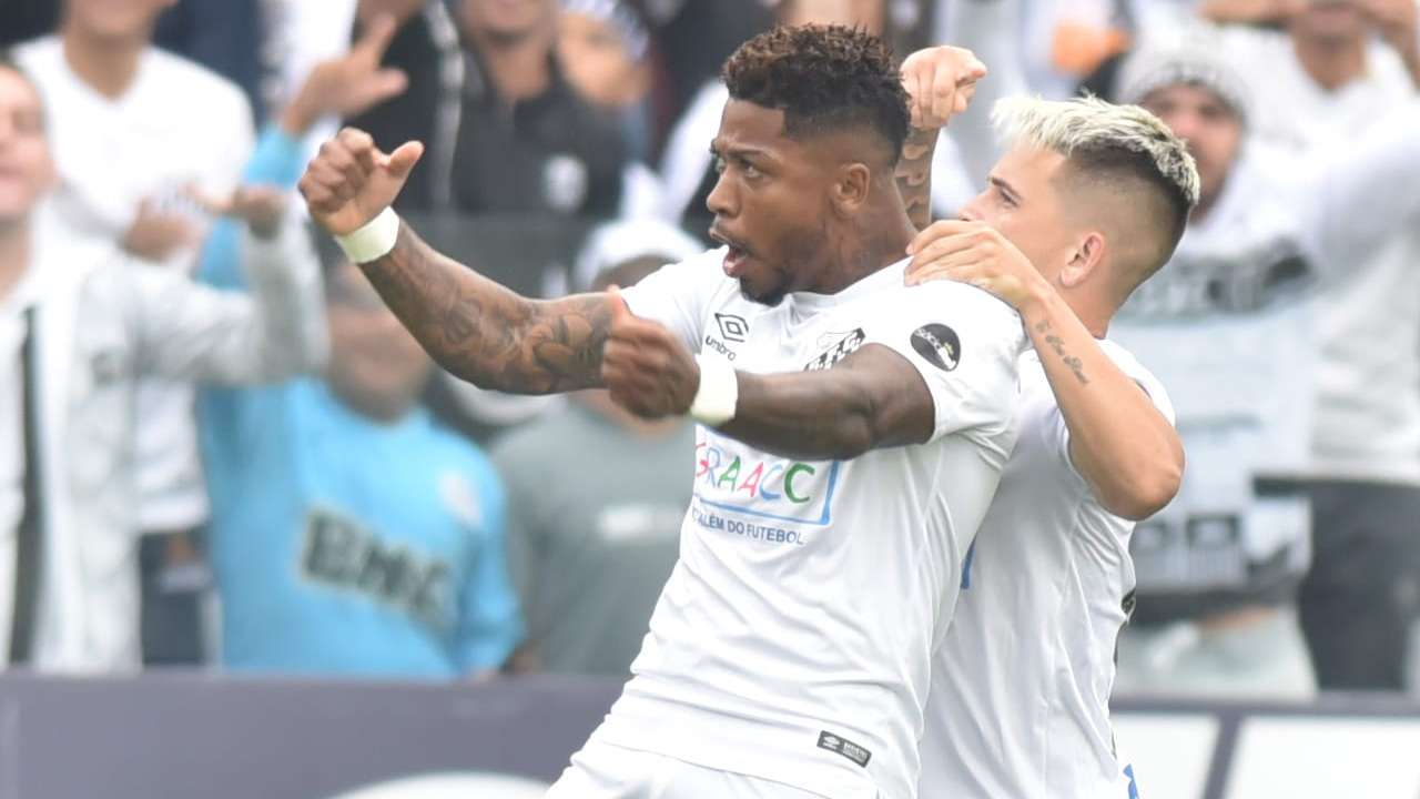 Marinho Soteldo Santos Goiás Brasileirão Série A 04082019