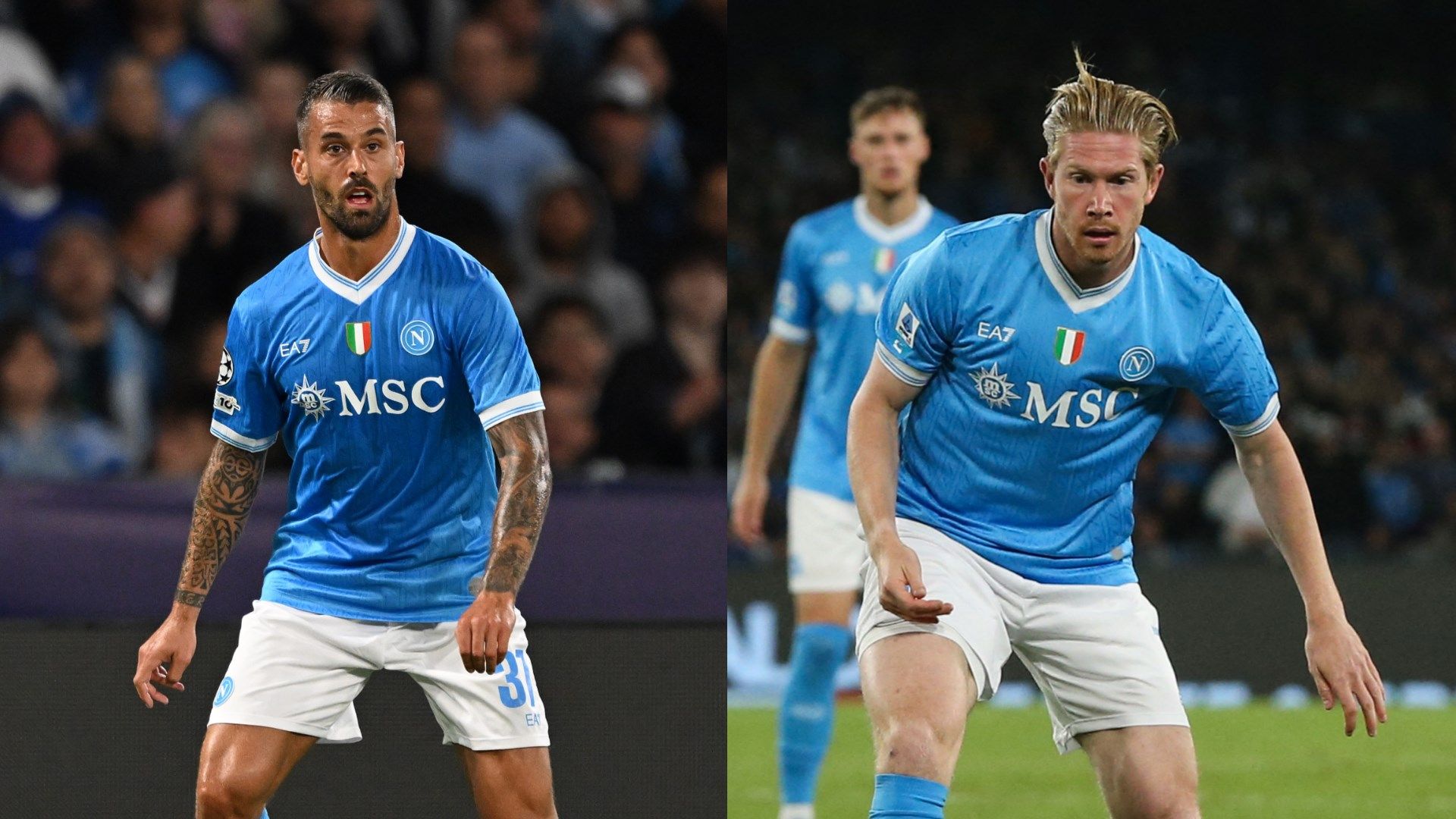 Spinazzola De Bruyne Napoli Genoa