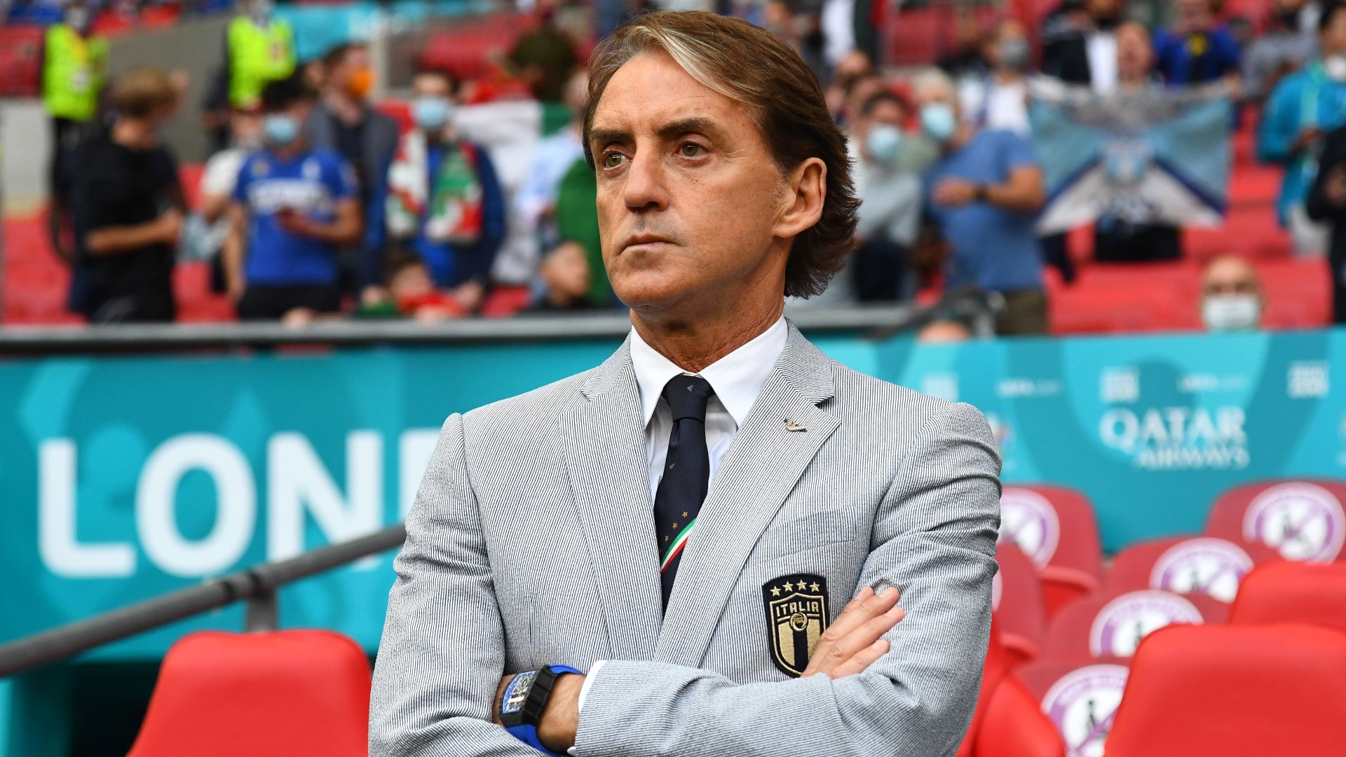 Mancini Italy Austria Euro