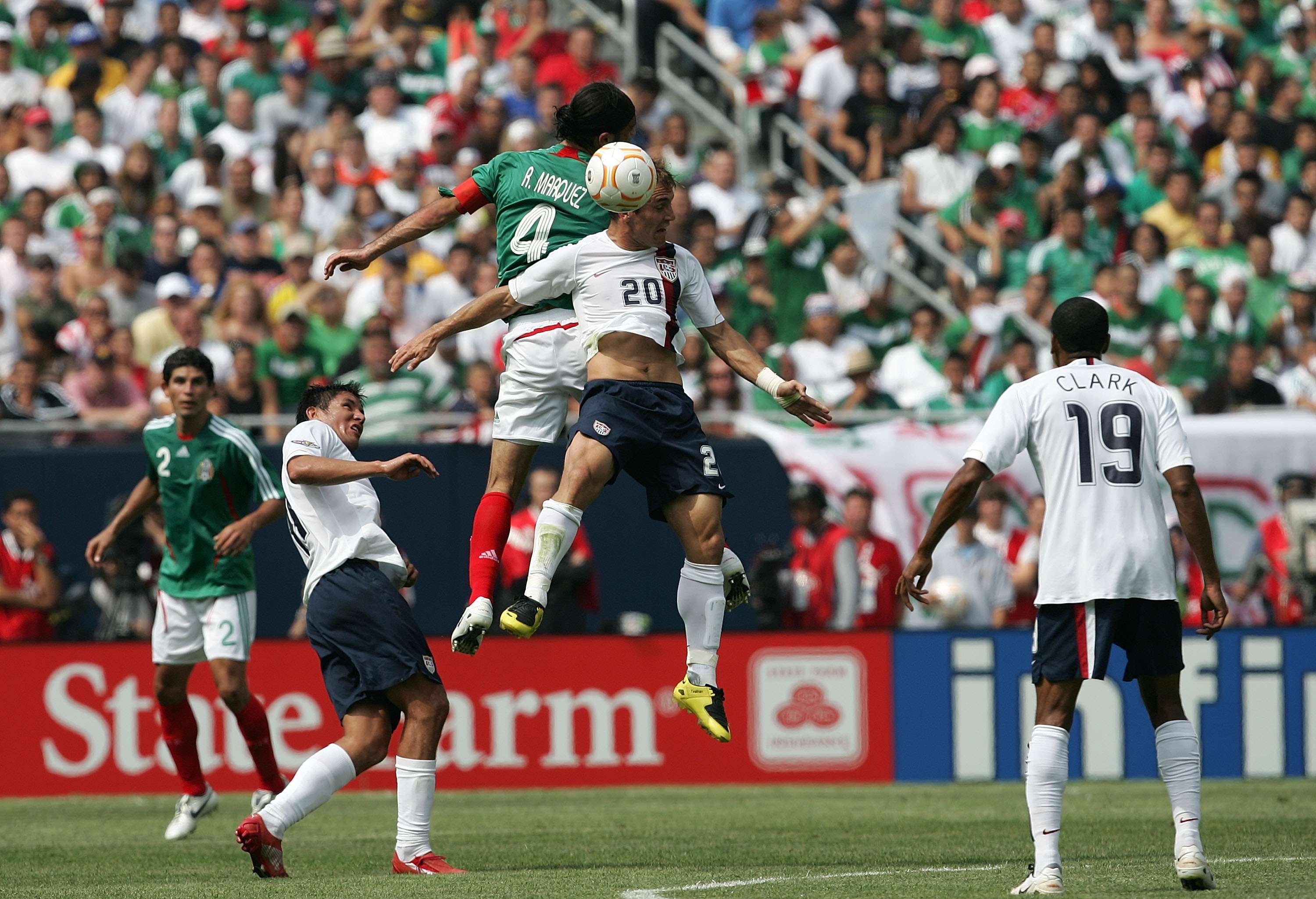 Taylor Twellman Rafael Marquez USA Mexico