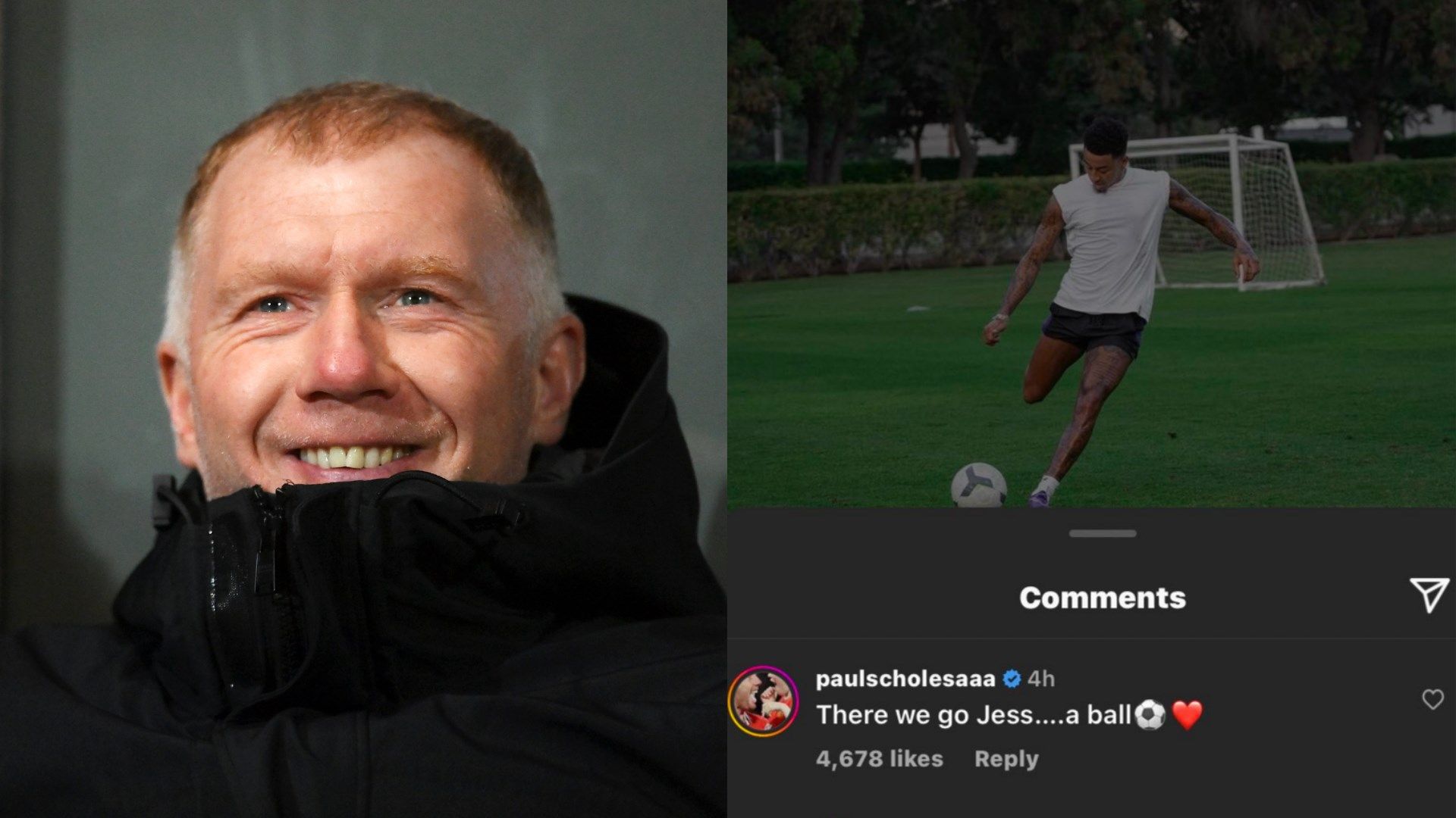 Jesse Lingard Paul Scholes