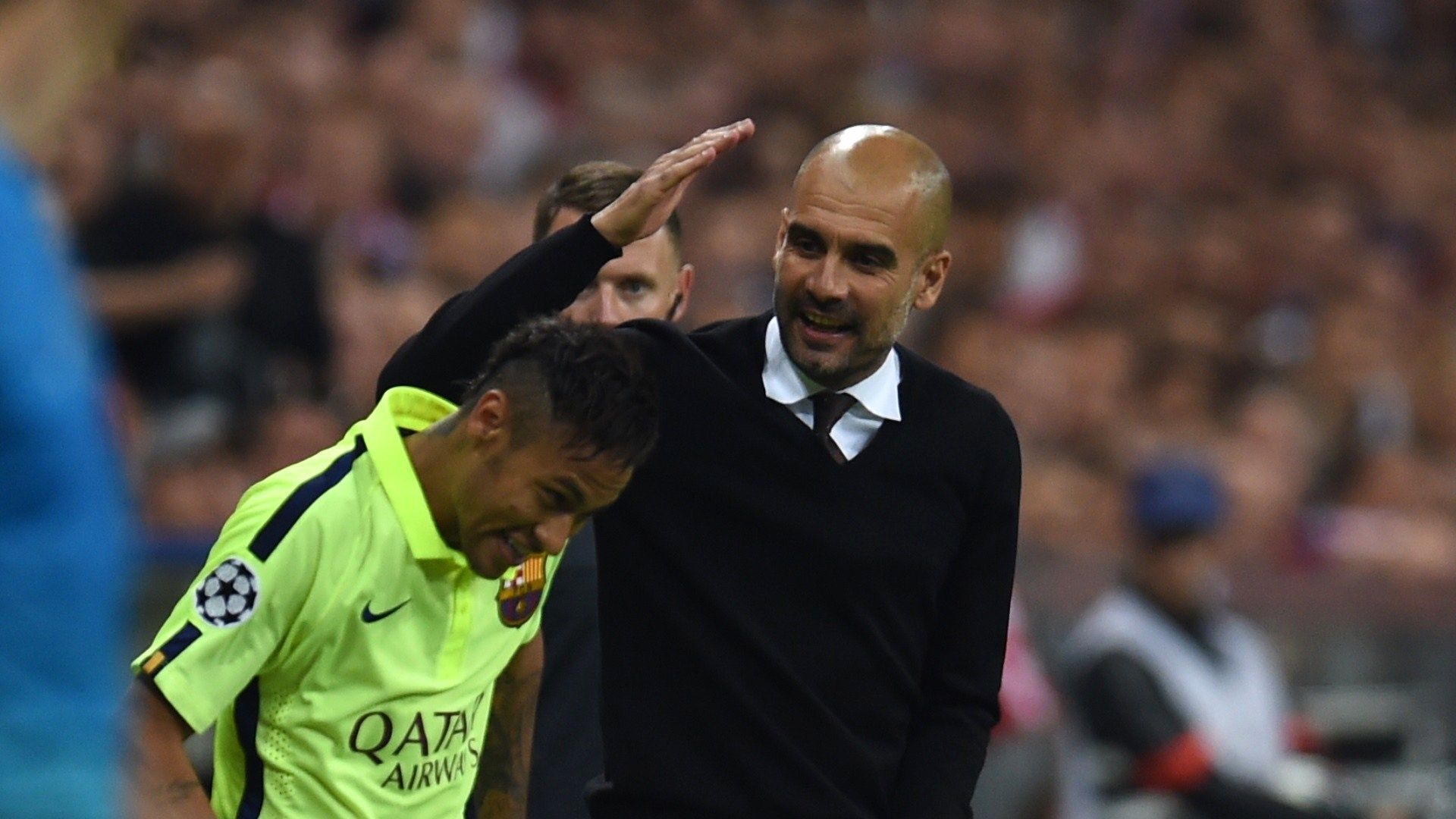Pep Guardiola Neymar
