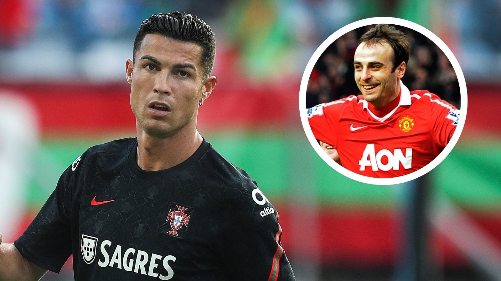 Cristiano Ronaldo Dimitar Berbatov Manchester United GFX