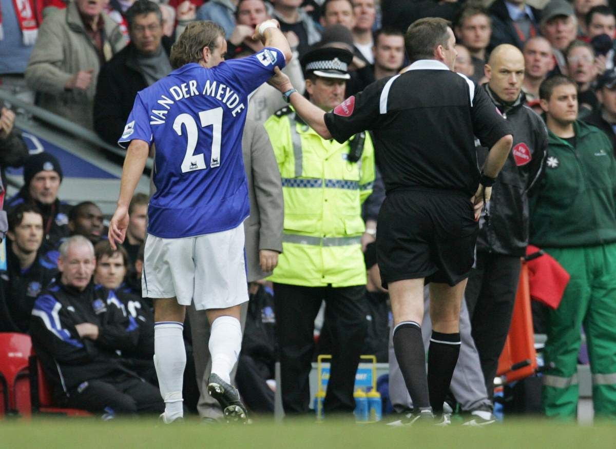 Andy van der Meyde, Liverpool vs. Everton