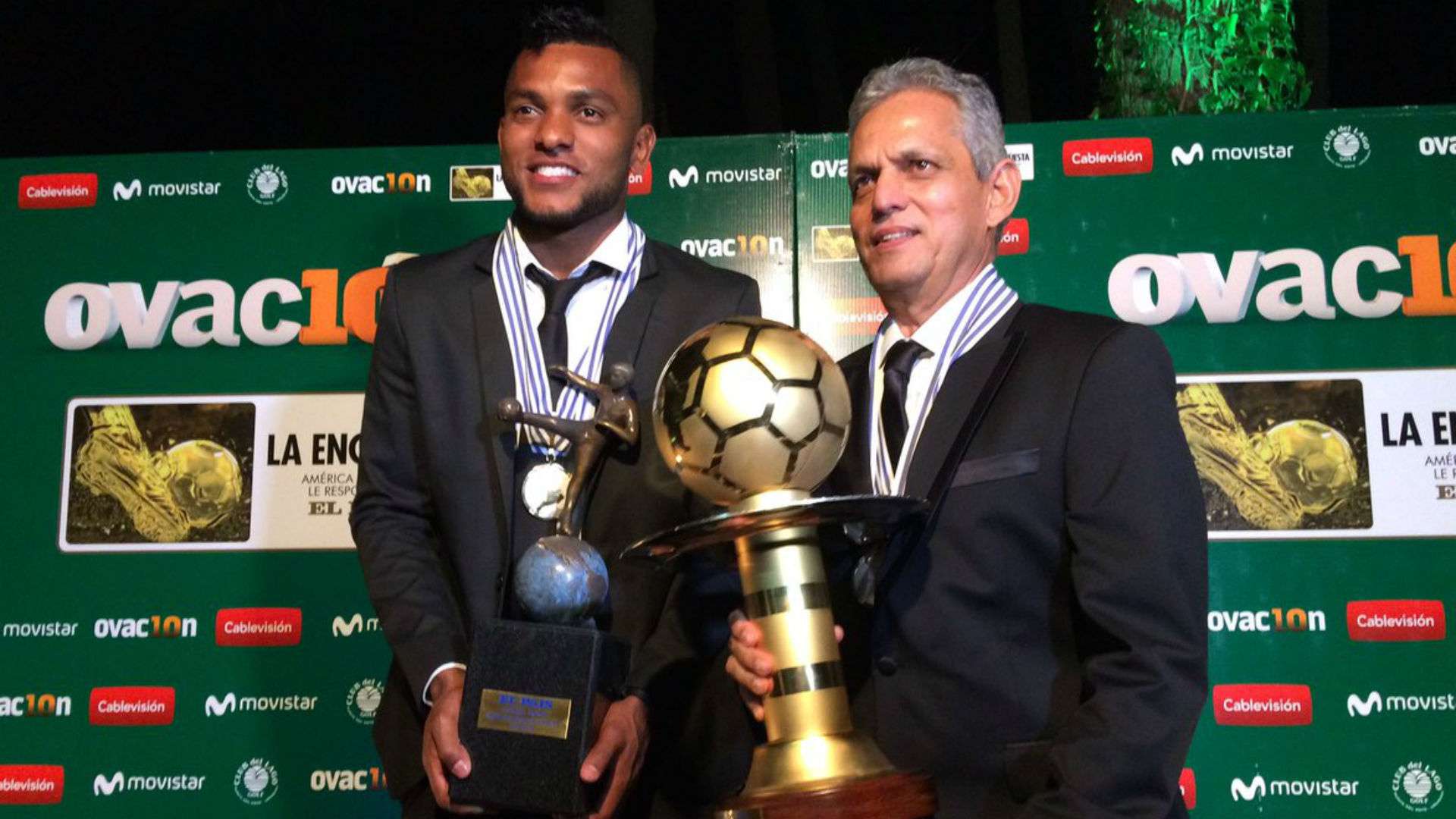 Miguel Borja y Reinaldo Rueda Mejores de América