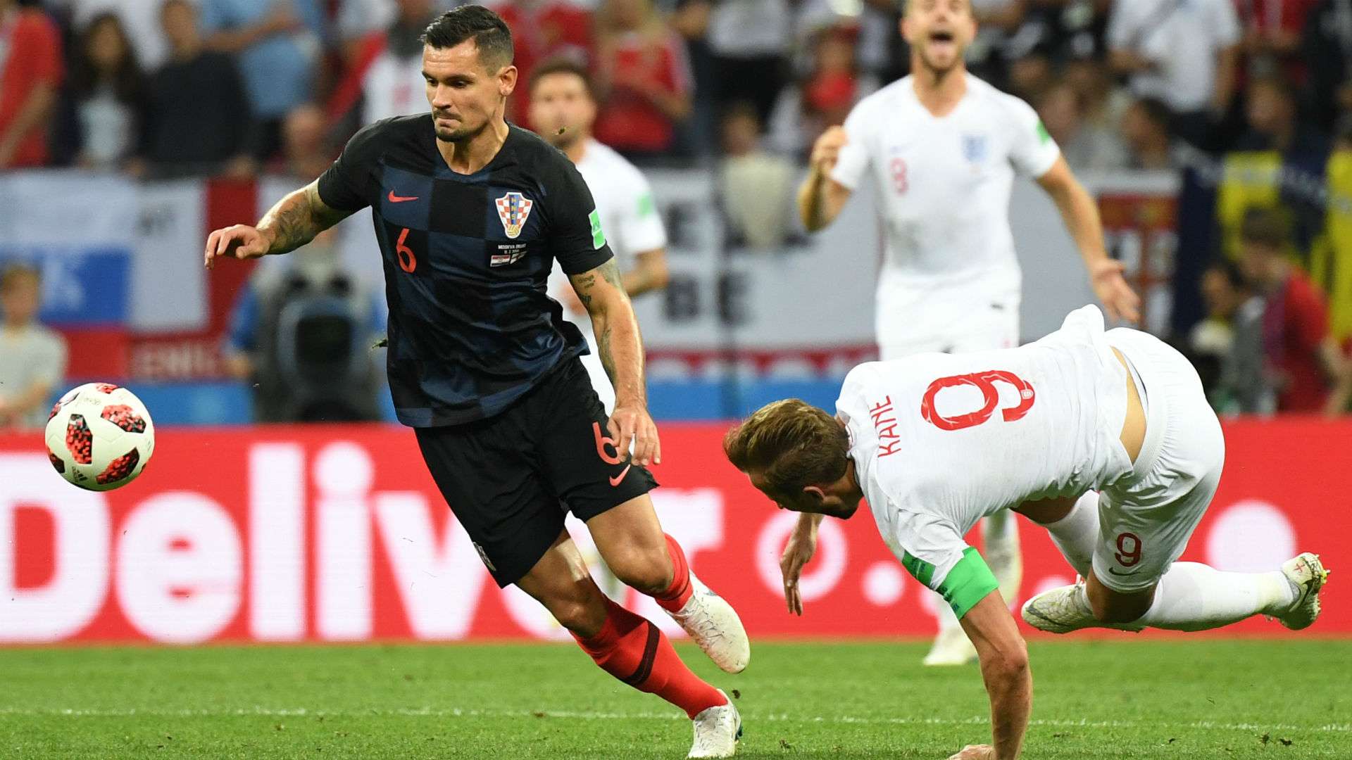 Dejan Lovren Croatia Harry Kane England