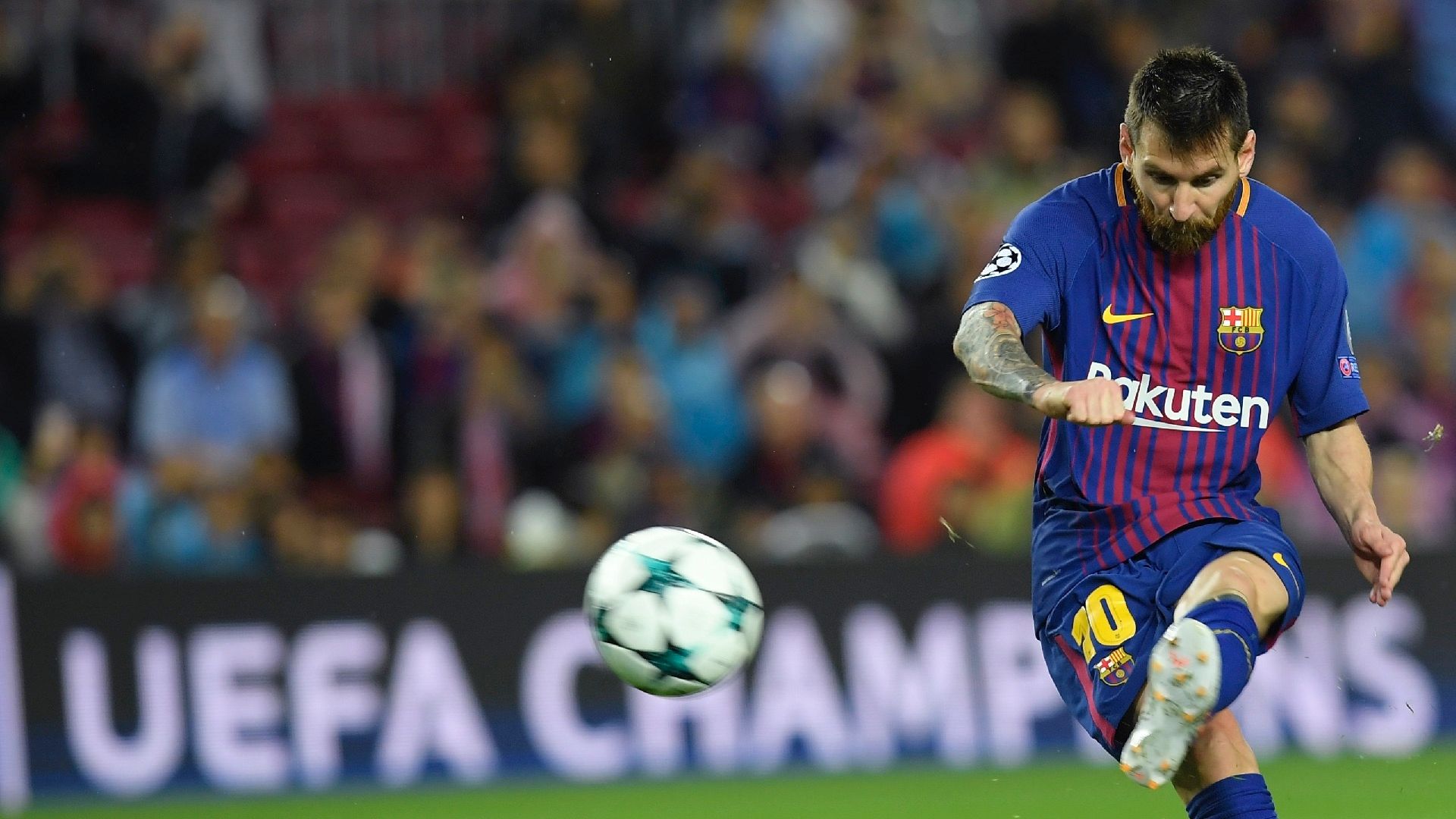 Lionel Messi Barcelona Olympiakos UCL 18102017