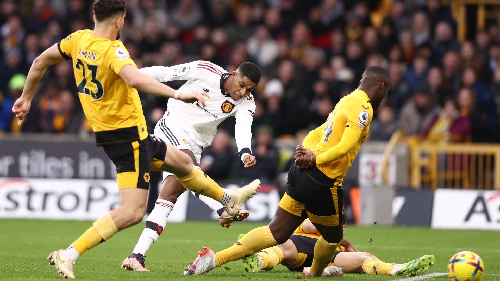 Rashford Wolves Manchester United