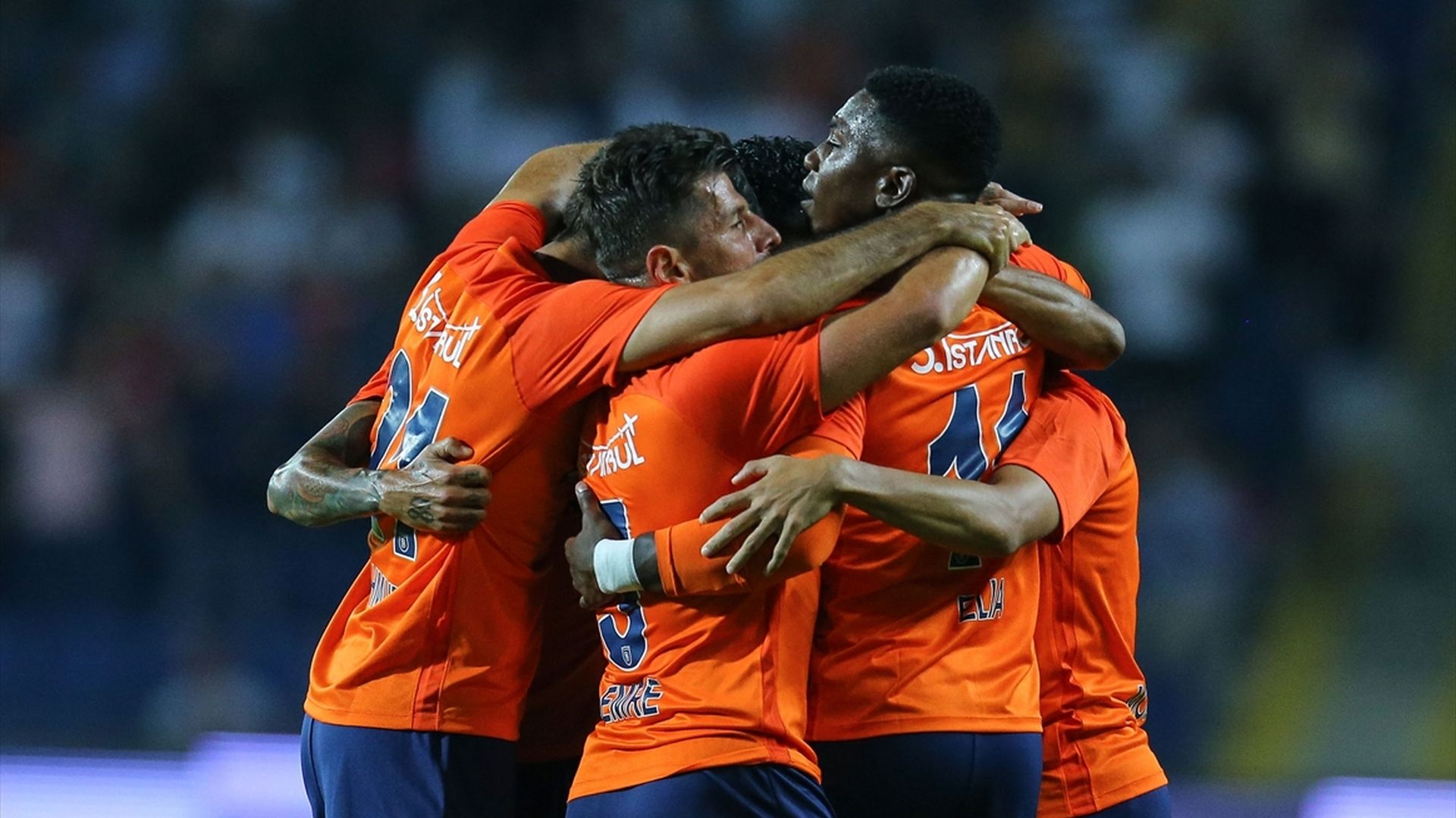 Medipol Basaksehir goal celebration 282017 UCL