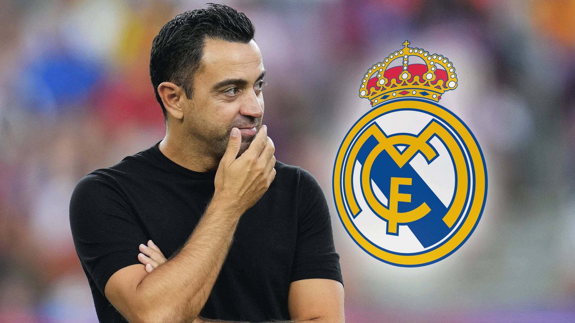 GER ONLY Xavi Real Madrid logo