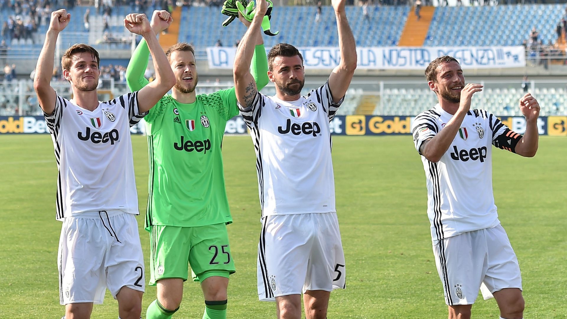 Barzagli Marchisio Neto Rugani Juventus Serie A