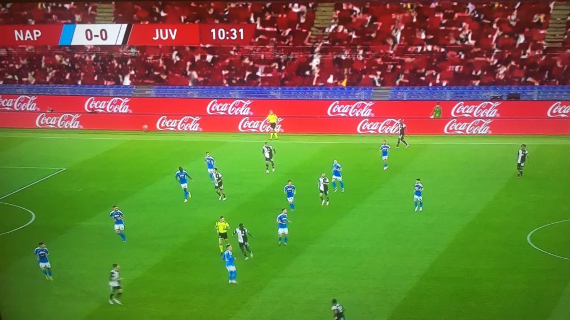 Napoli Juve virtual coreography