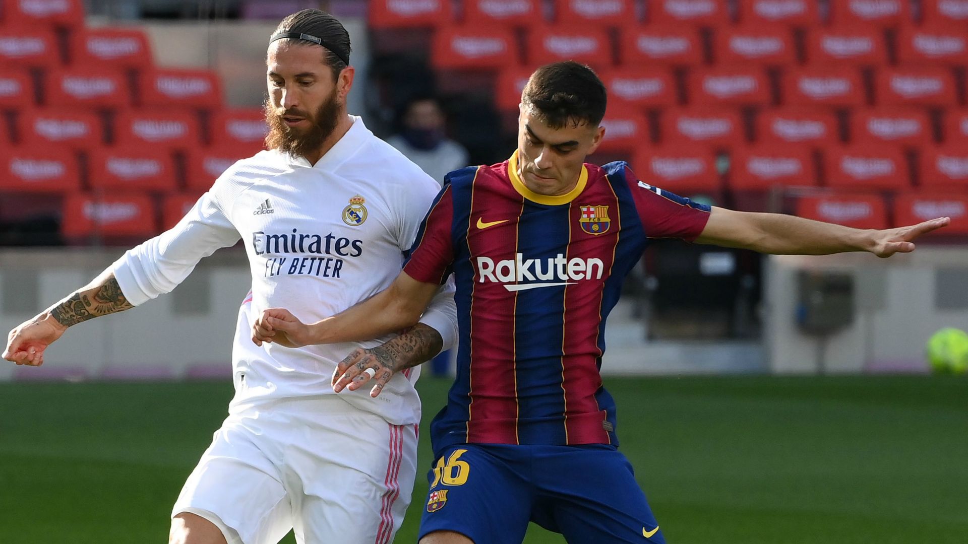 Sergio Ramos Pedri Barcelona Real Madrid