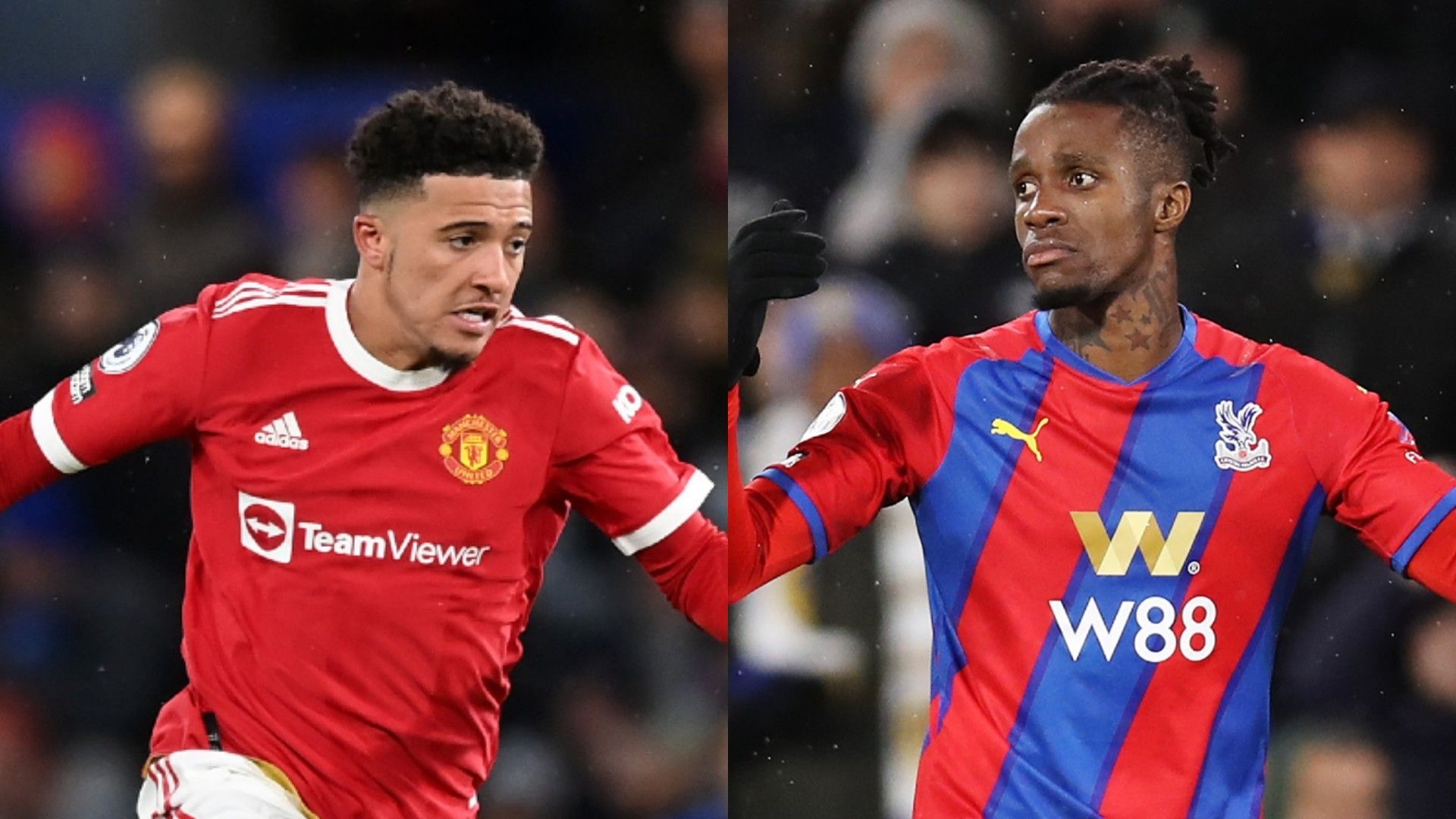 MP_Jadon Sancho_manchester united vs Wilfried Zaha_crystal palace