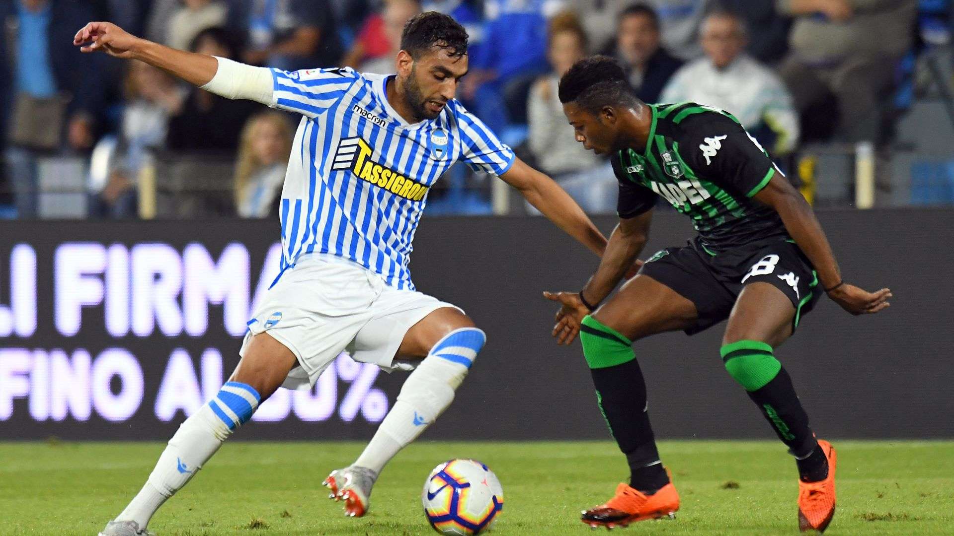 Mohamed Fares Claud Adjapong SPAL Sassuolo