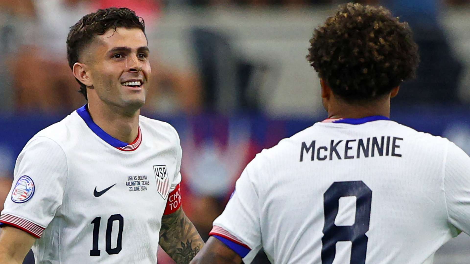 Christian Pulisic Weston McKennie USMNT 2024