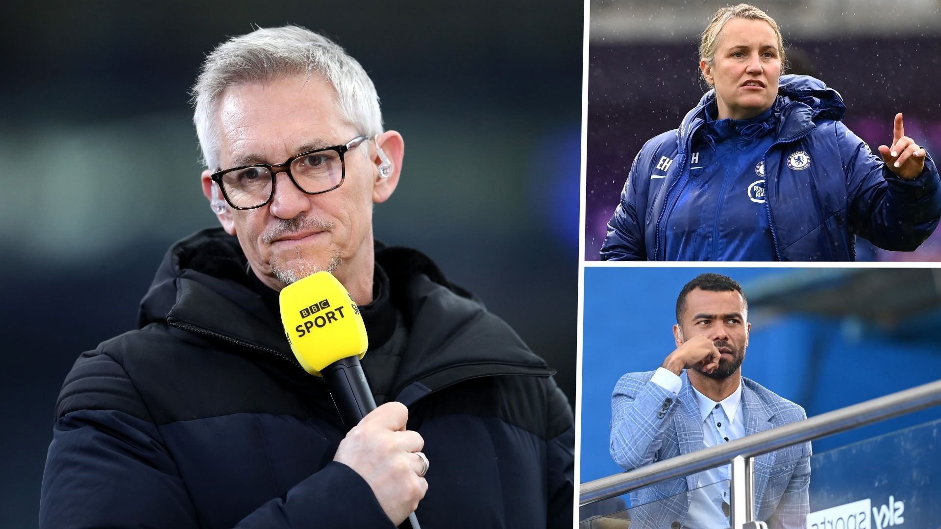 Gary Lineker Emma Hayes Ashley Cole