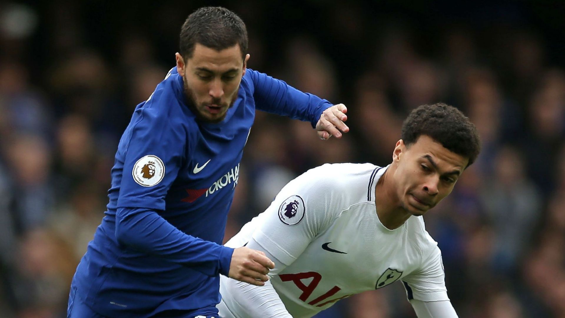 Eden Hazard Chelsea Dele Alli Tottenham 01042018