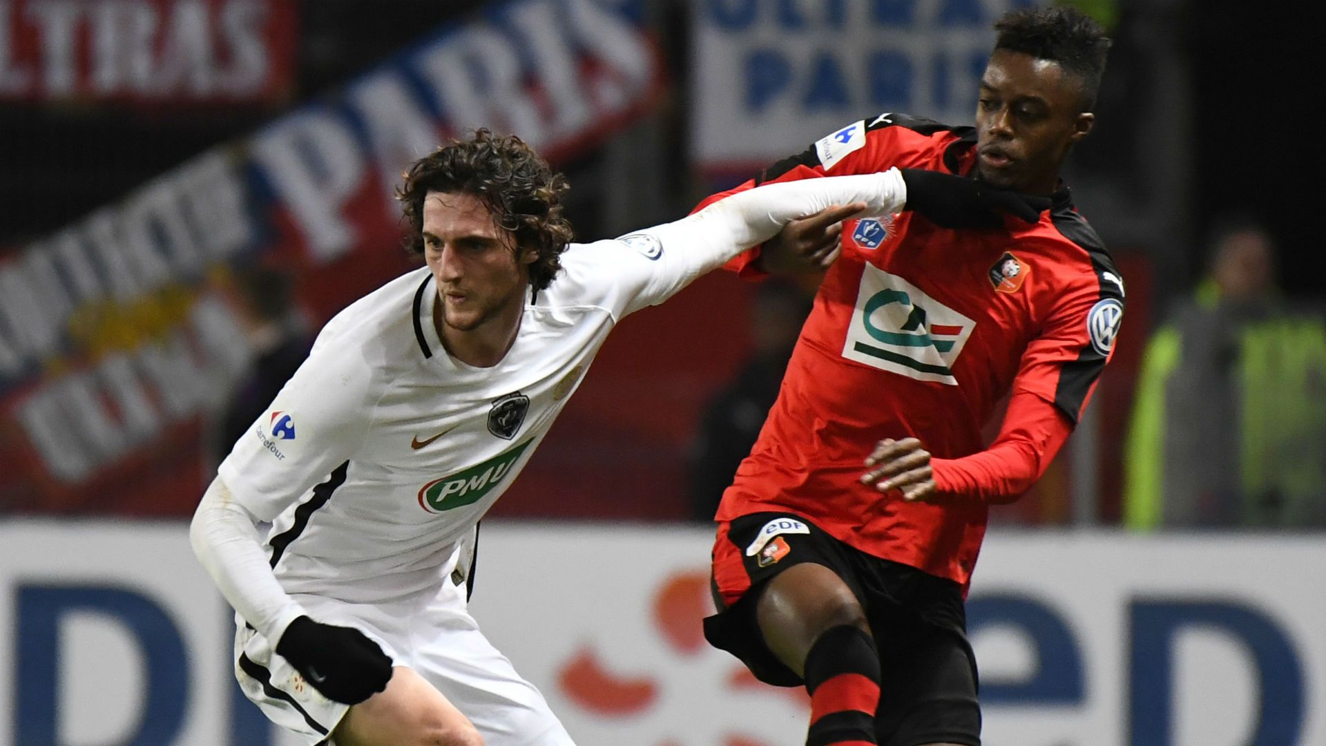 Adama Diakhaby Adrien Rabiot Rennes Paris SG Coupe de France 01022016