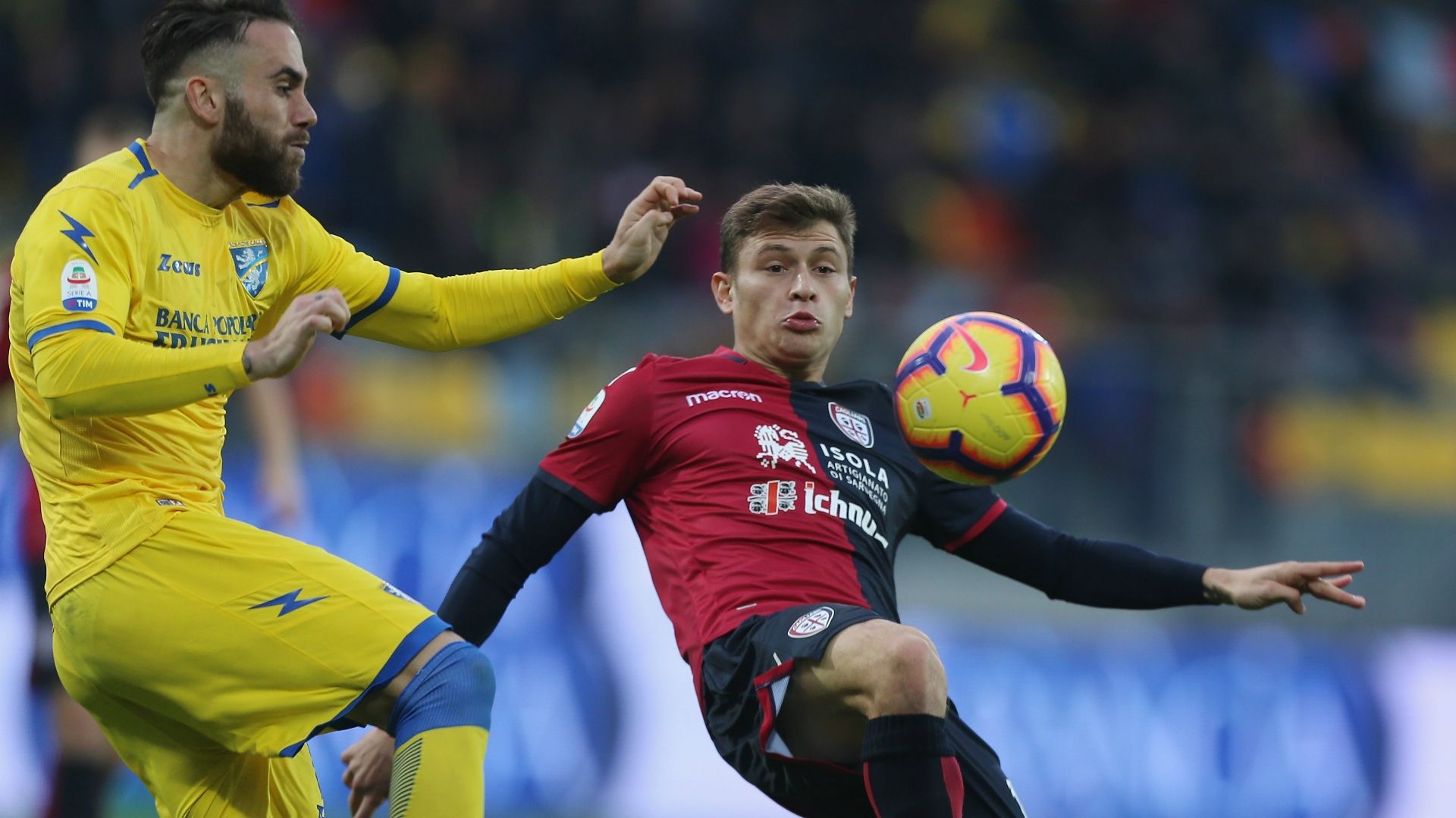 Barella Zampano frosinone cagliari serie a