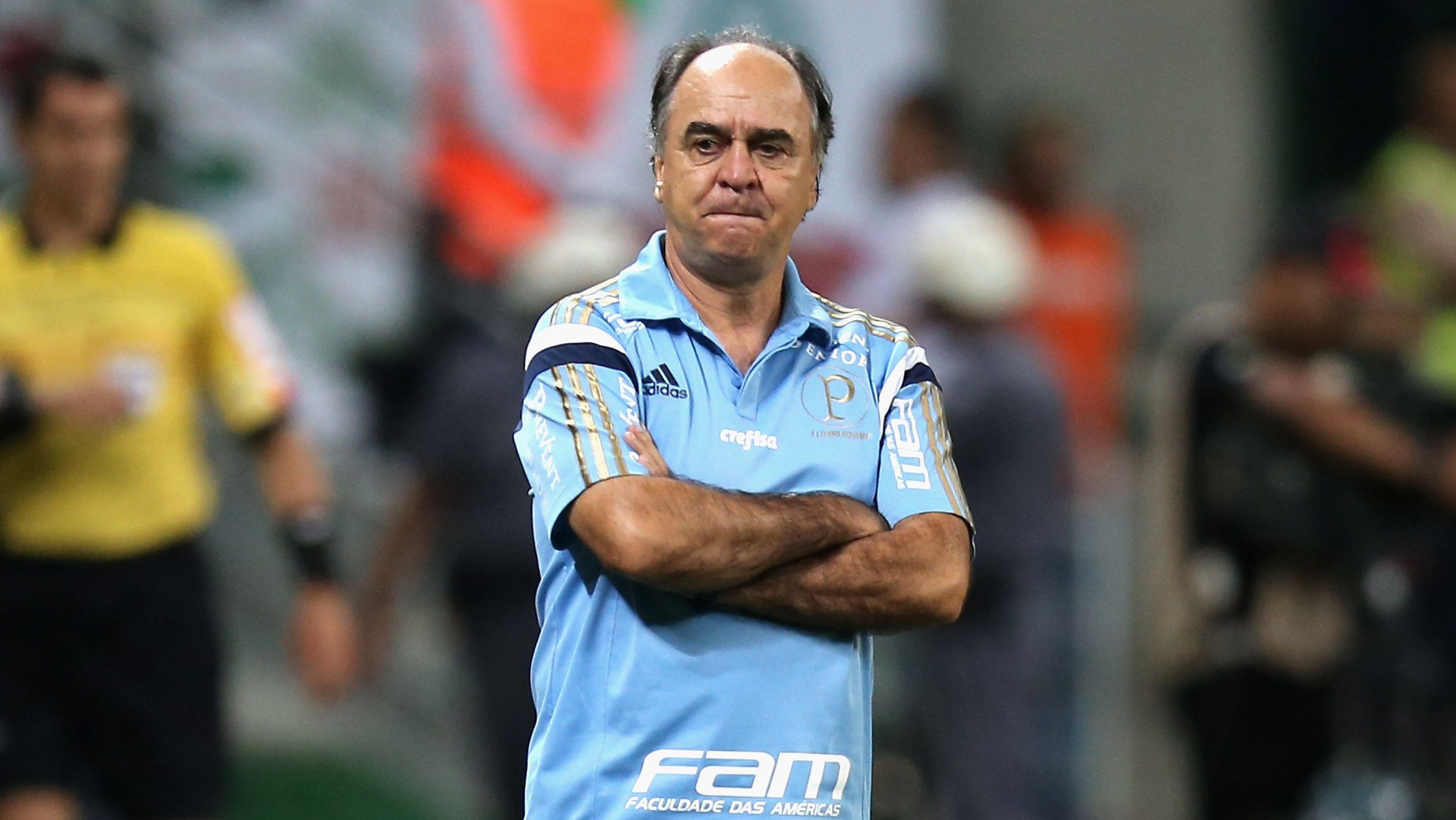 Marcelo Oliveira - Palmeiras vs Santos - Copa do Brasil 02122015