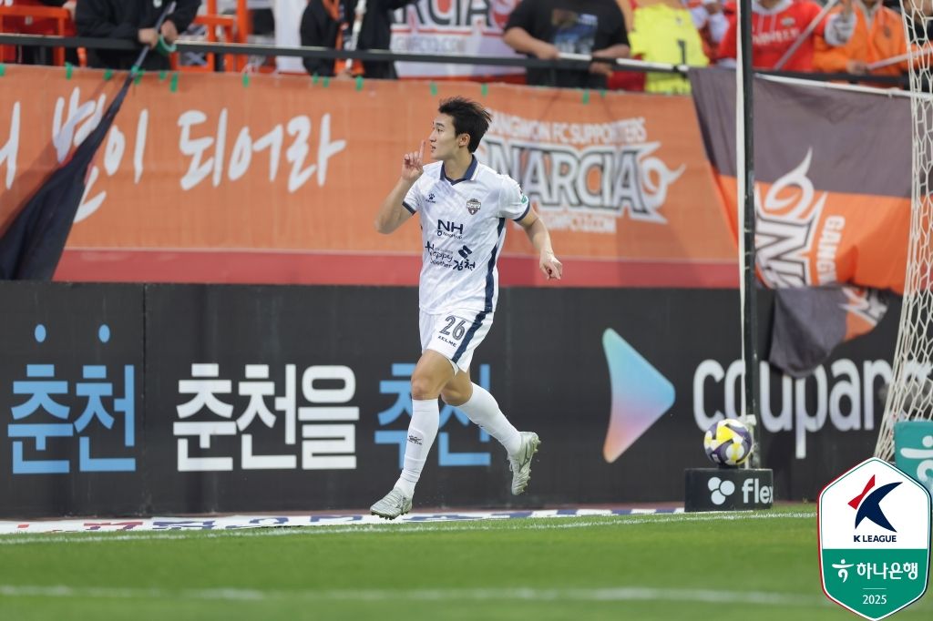 조현택 선제골 강원전