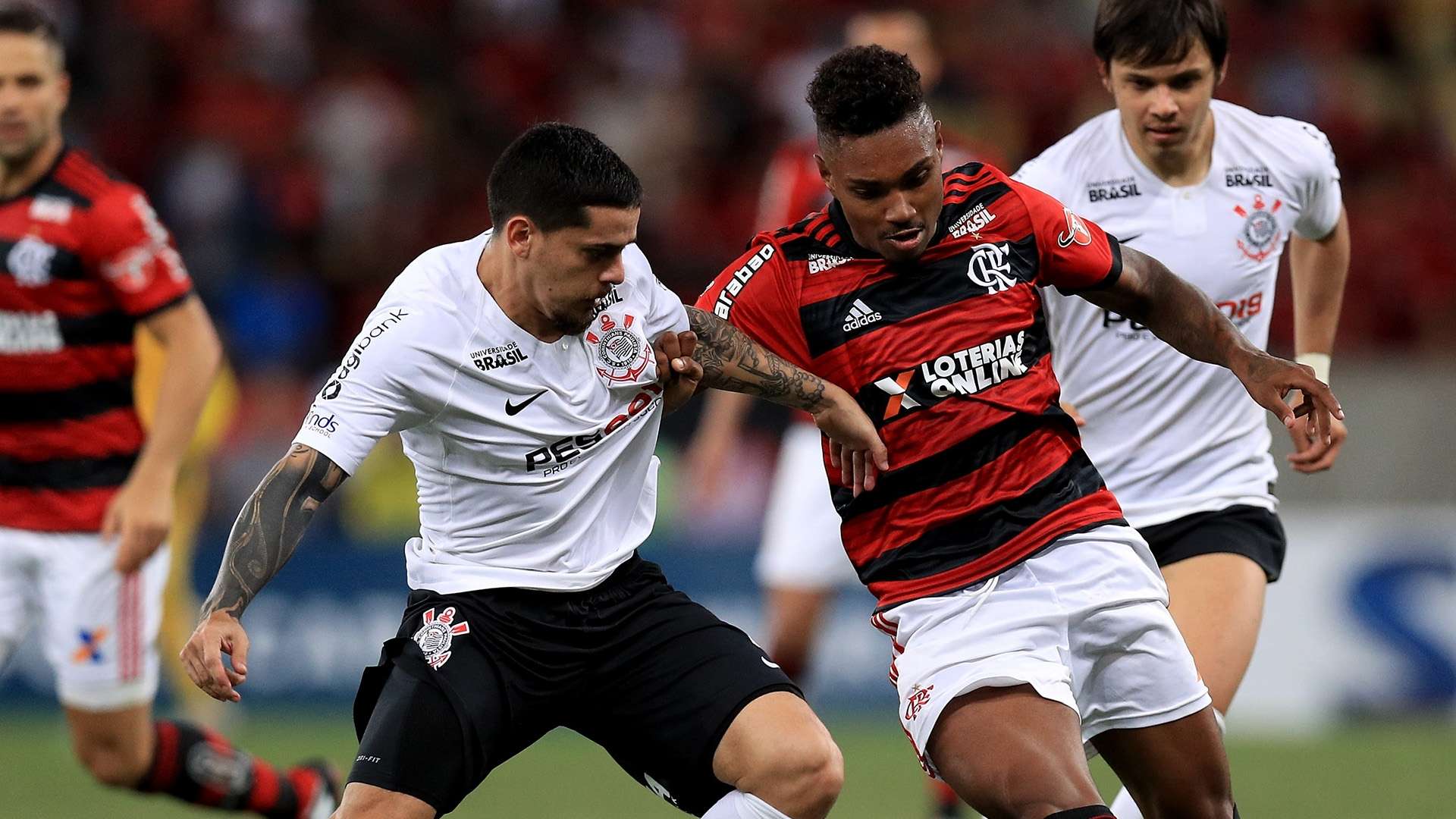Vitinho Fagner Flamengo Corinthians Copa do Brasil 12092018