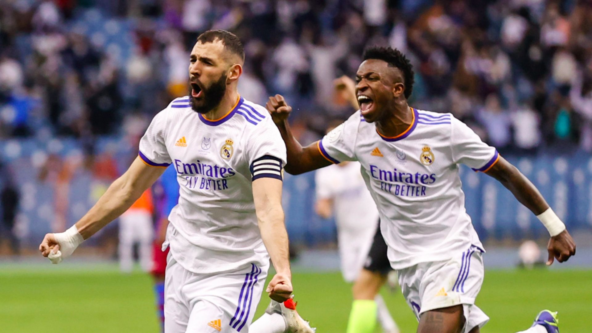 Karim Benzema Vinicius Clásico Real Madrid Barcelona