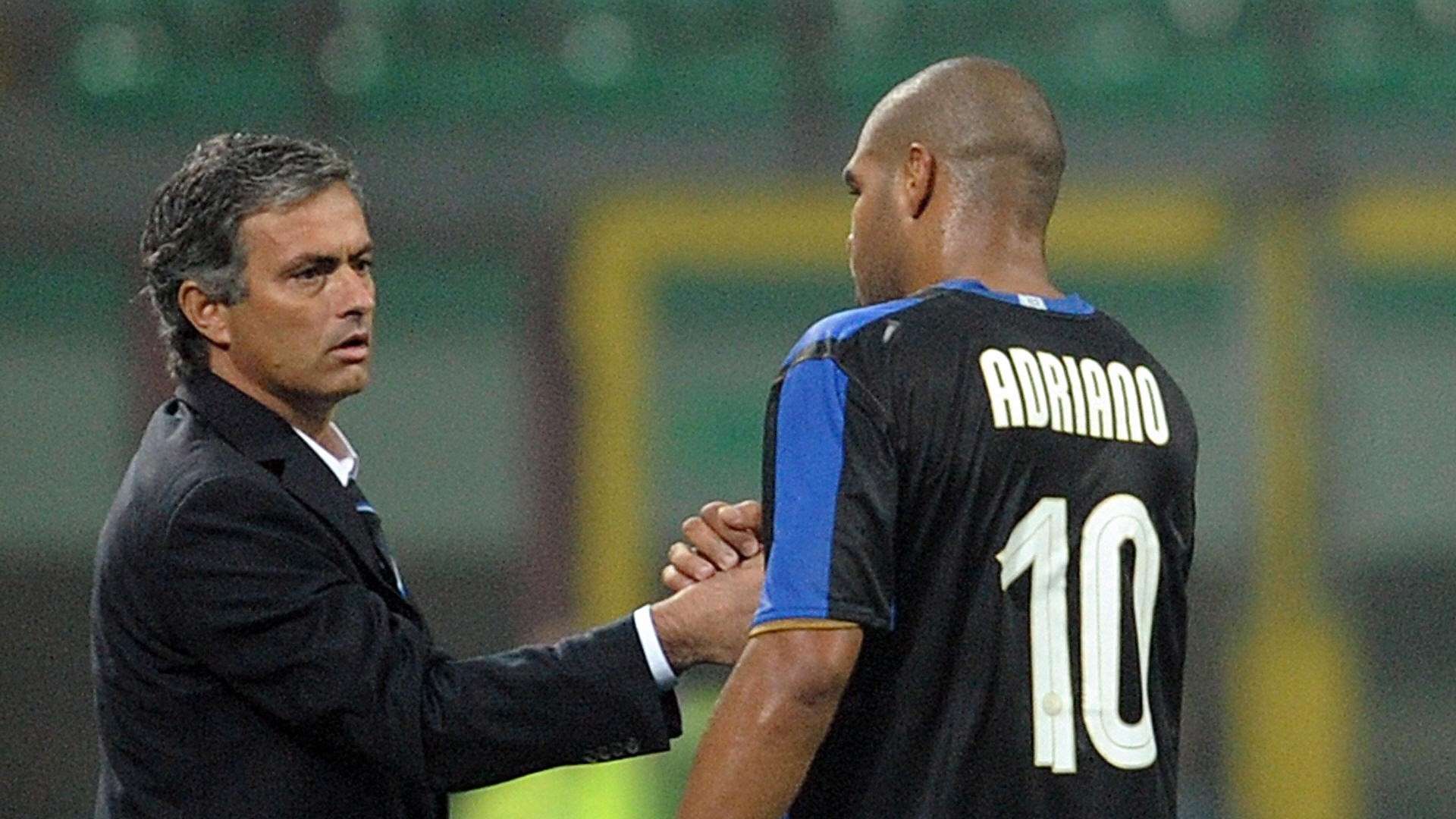 Jose Mourinho Inter Milan Adriano