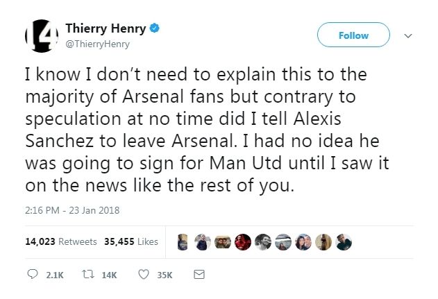 Thierry Henry‏