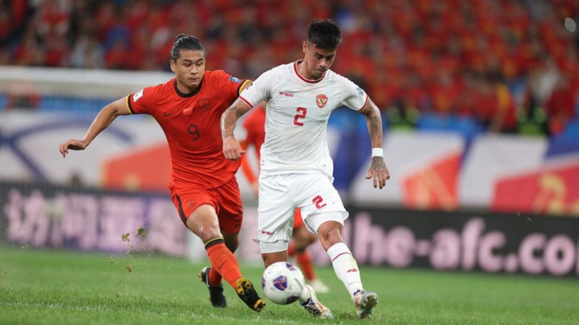Zhang Yuning Mees Hilgers - China vs Indonesia WCQ 2026 