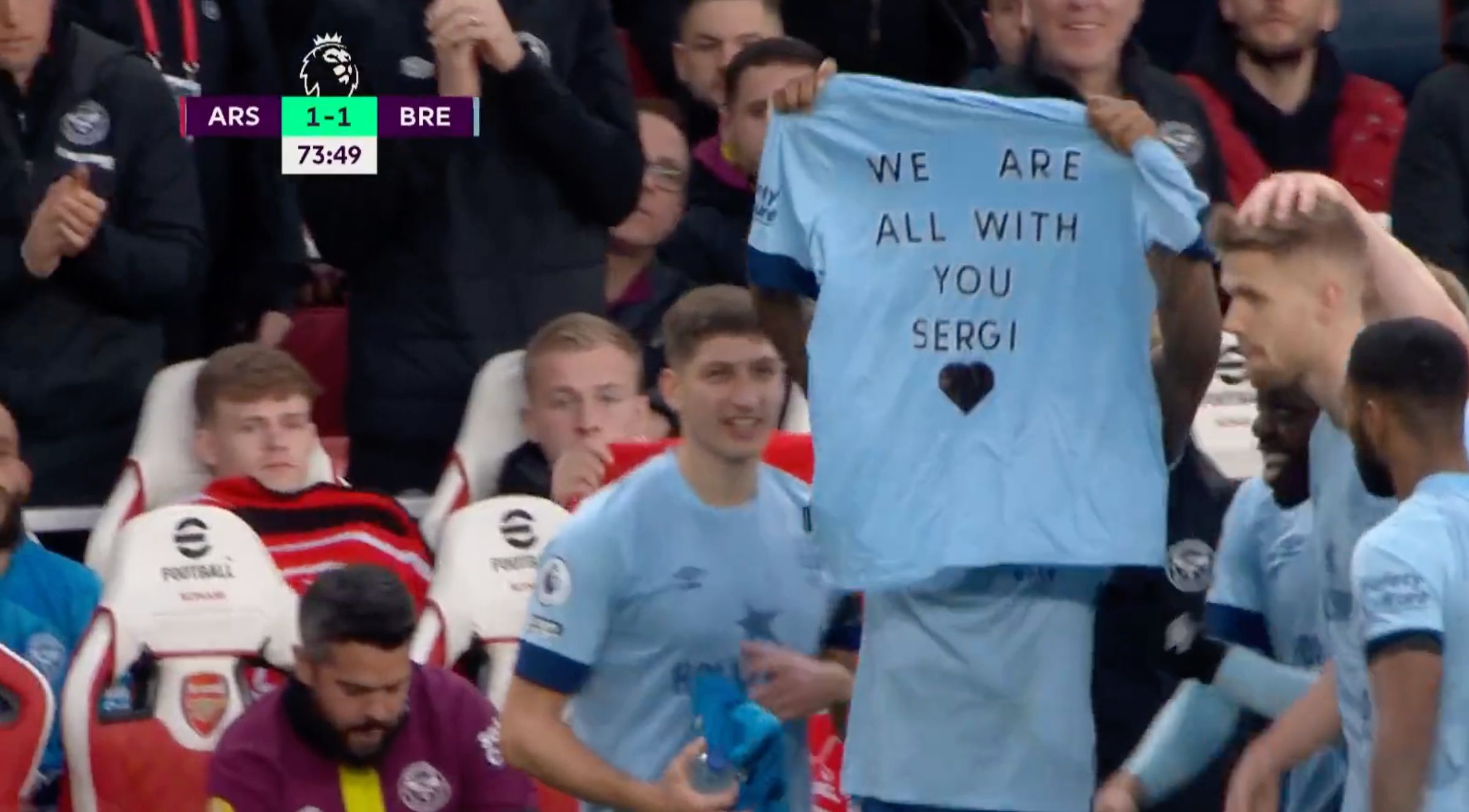 Brentford Ivan Toney Sergi Canos