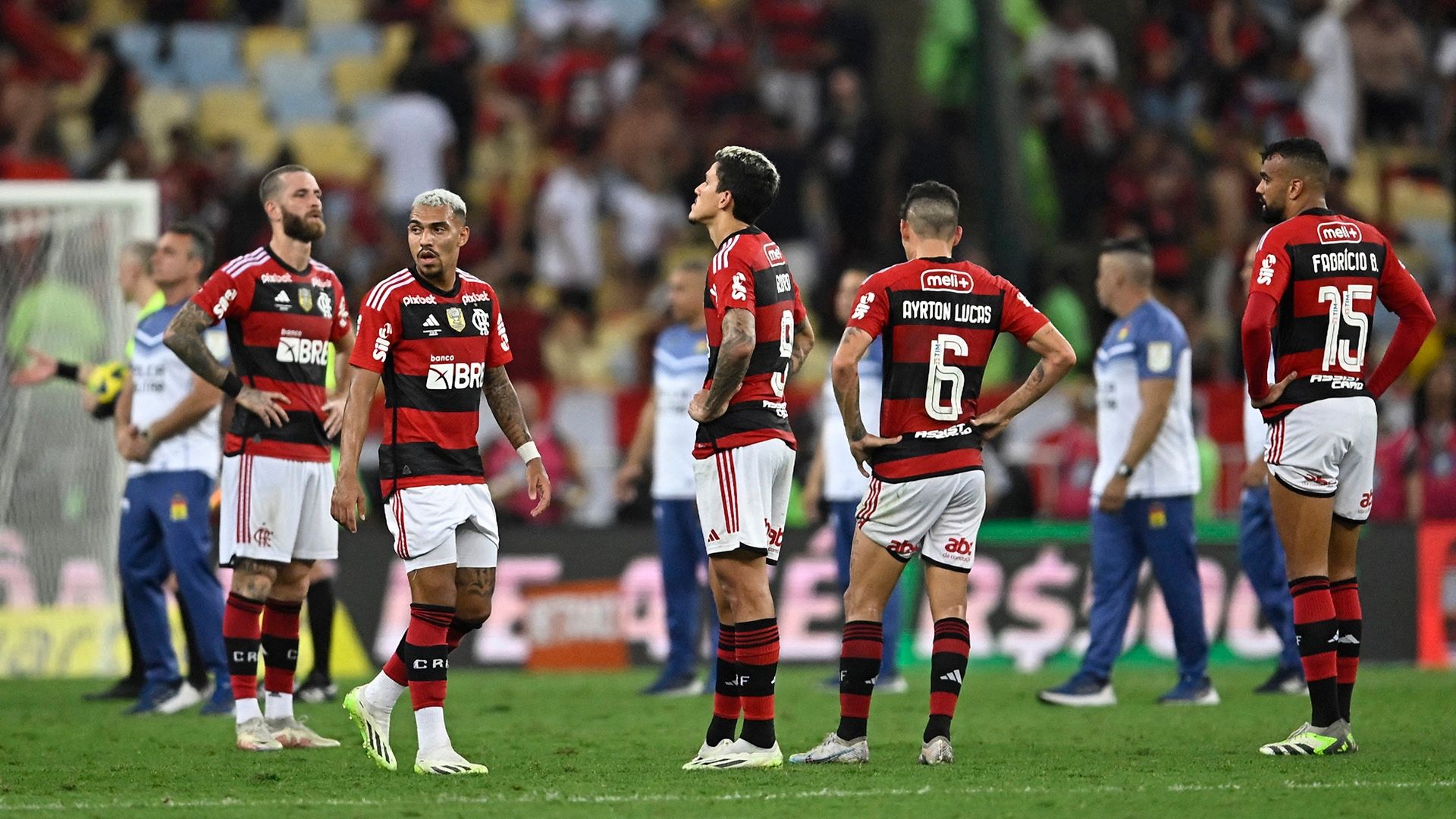 Jogadores em Flamengo x São Paulo