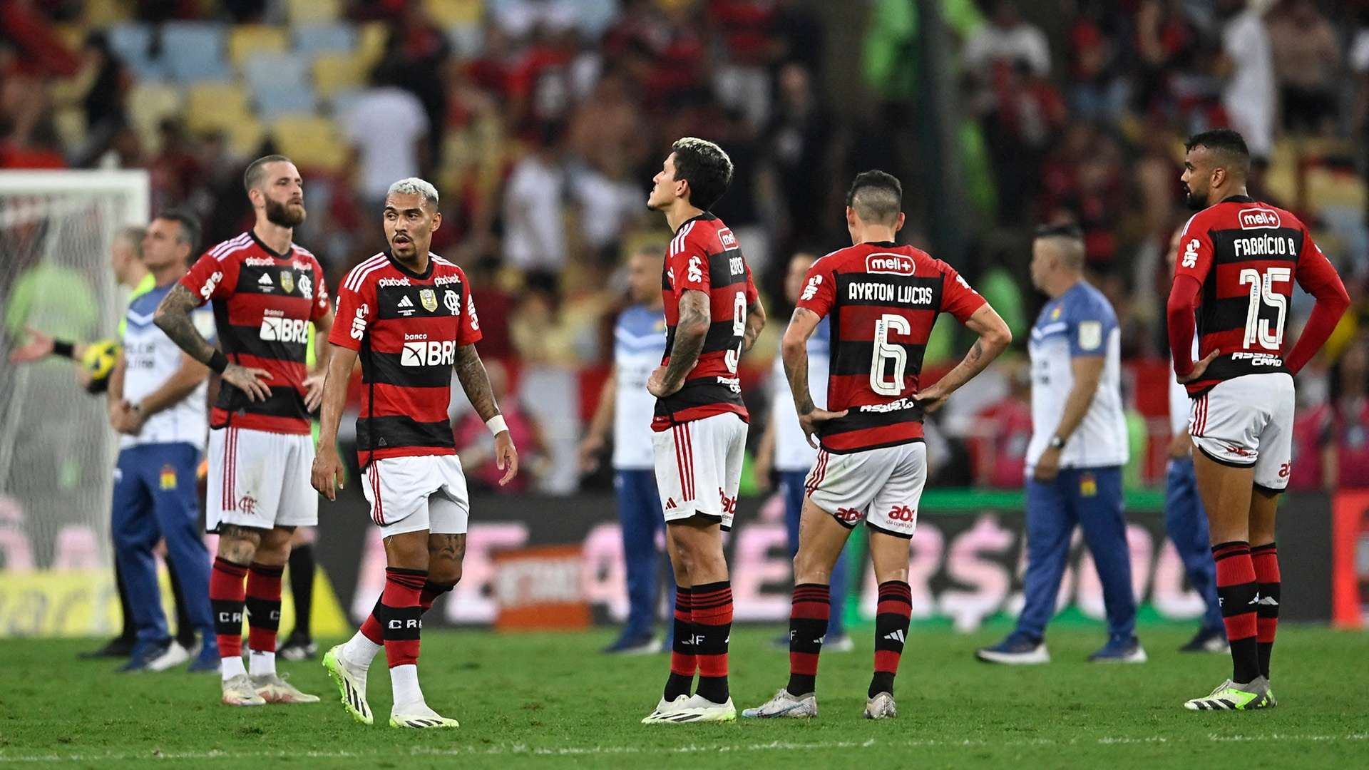 Jogadores em Flamengo x São Paulo