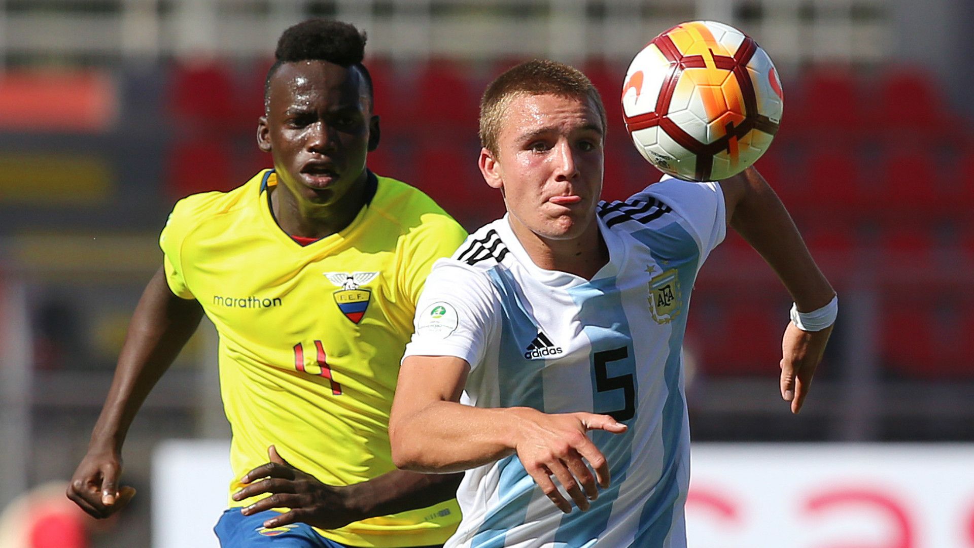 Pedro De la Vega Richard Mina Argetina Ecuador Sudamericano Sub-20 22012019