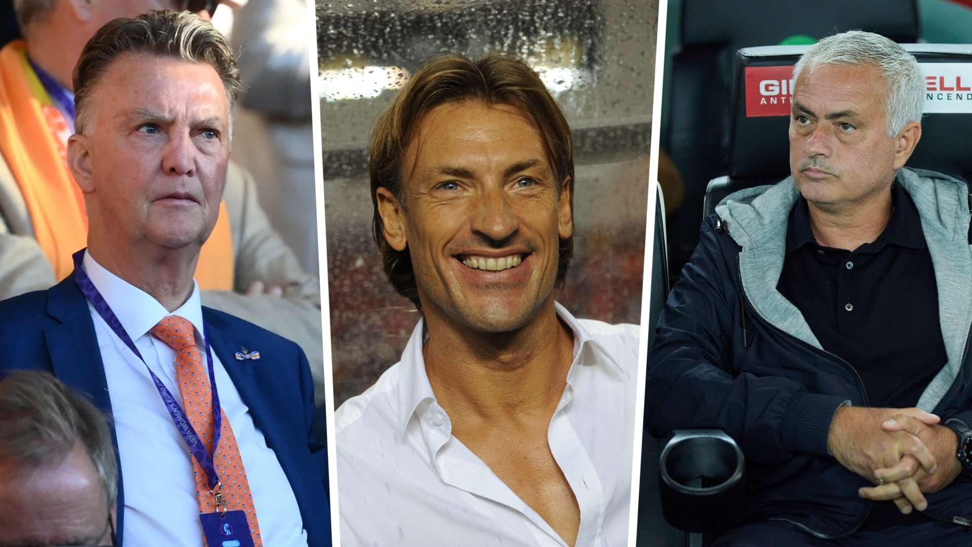 Jose Mourinho - herve renard - luis van gaal