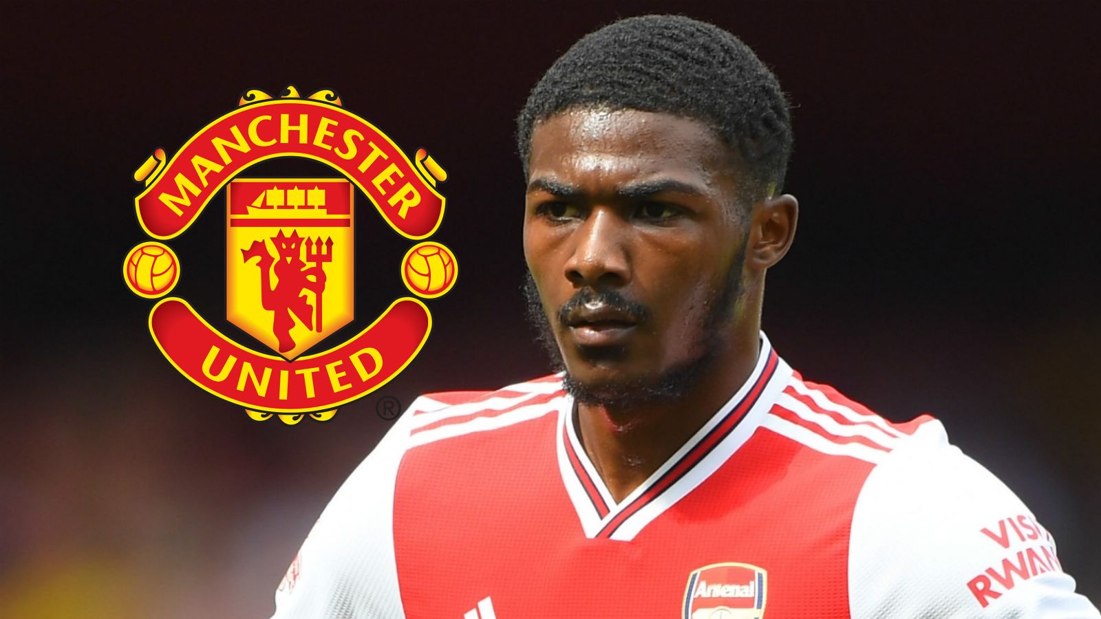 maitland-niles arsenal manchester united