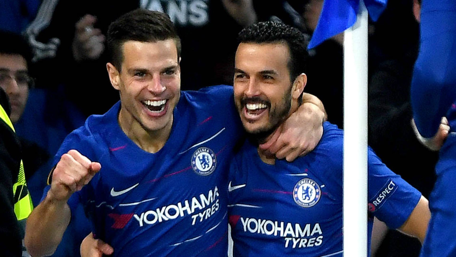 Cesar Azpilicueta Pedro Chelsea 2018-19