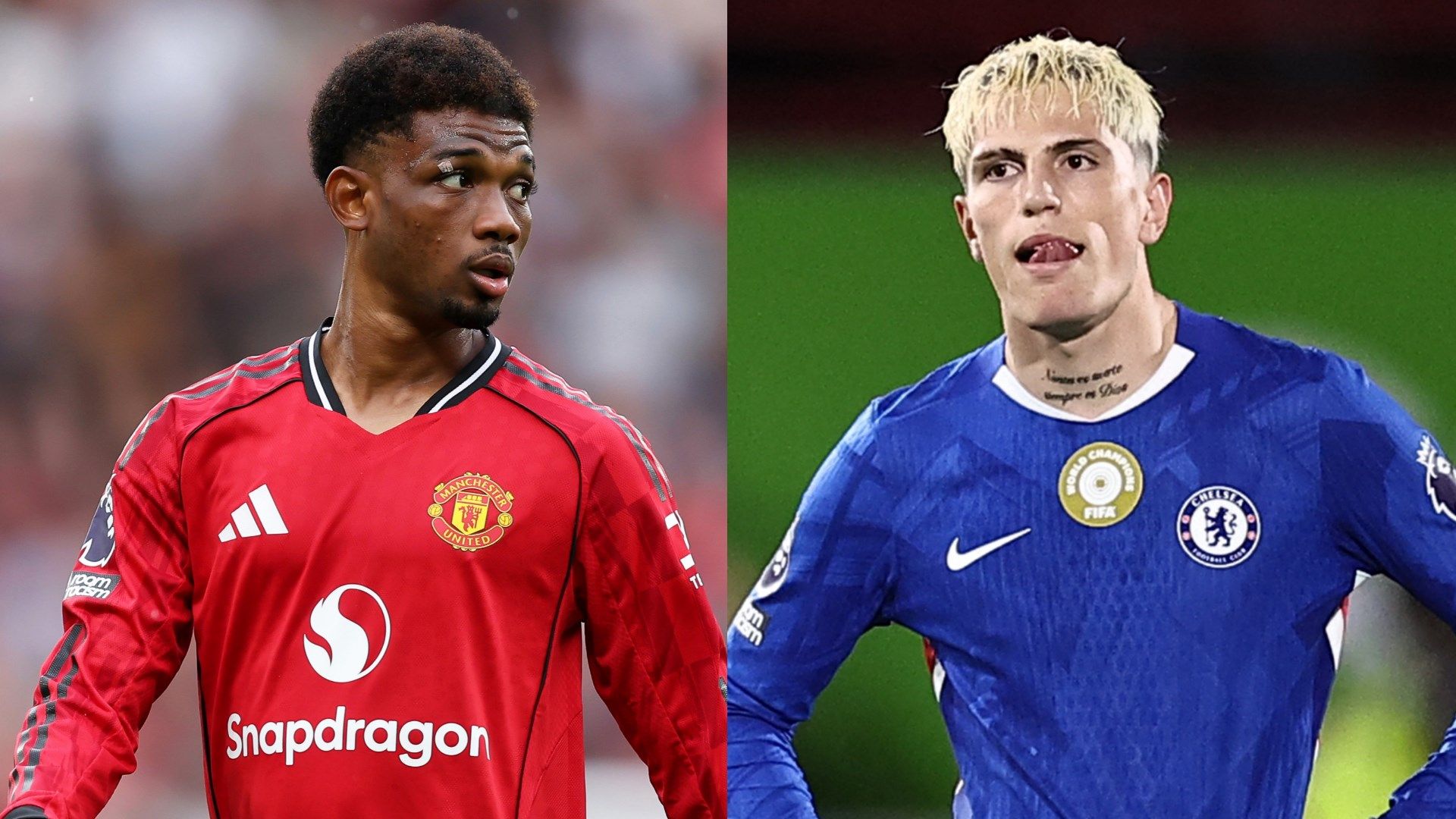 Amad Diallo Alejandro Garnacho Man Utd Chelsea