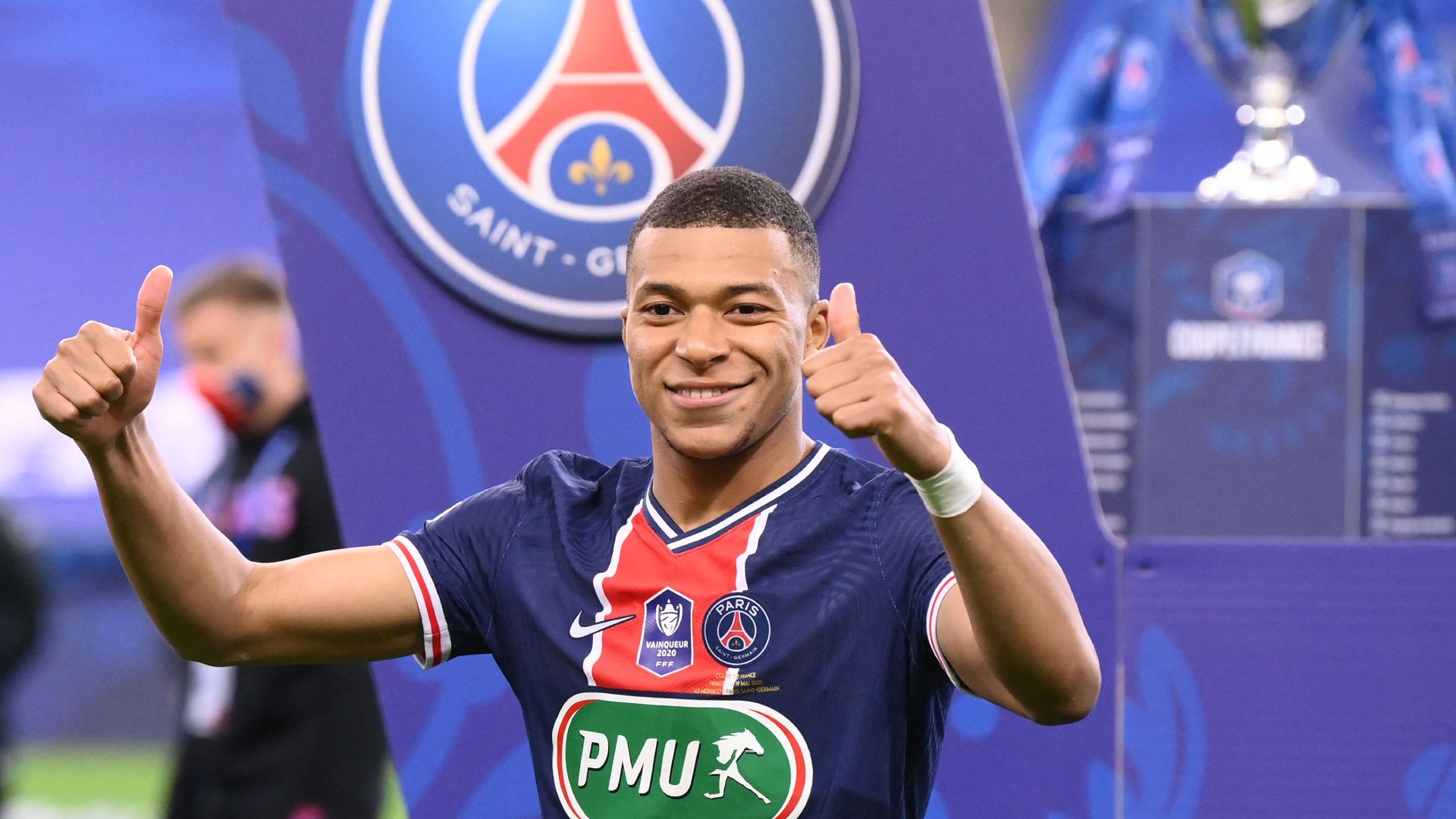 Kylian Mbappé victoire Coupe de France cropped
