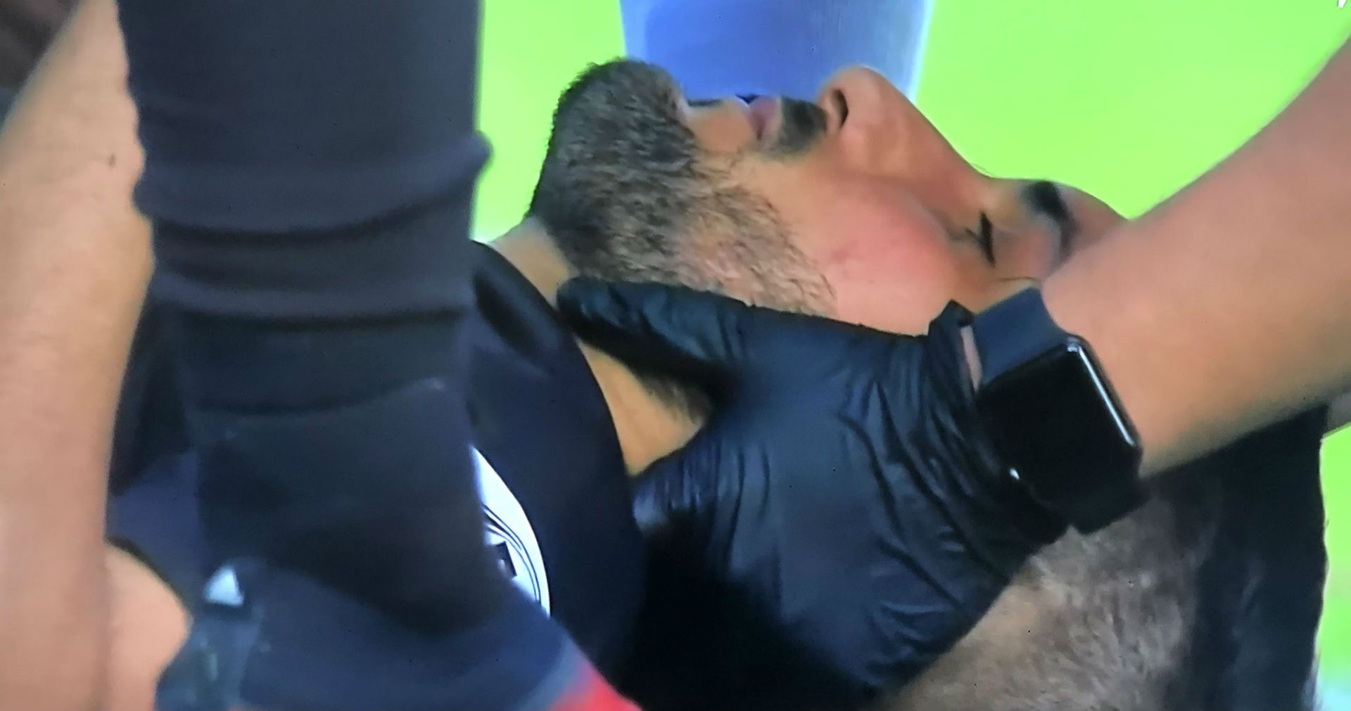 Nico Blandi herido Colo Colo