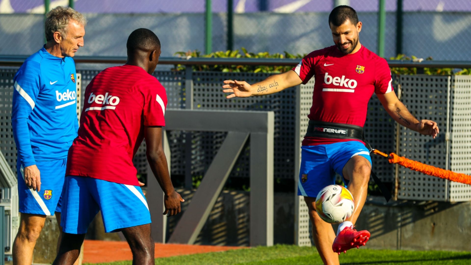 Agüero y Dembélé, Barcelona